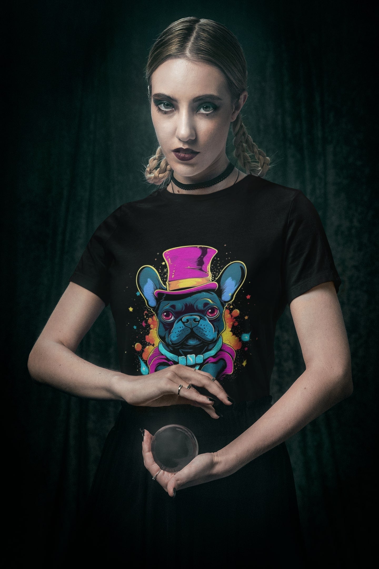 Frenchie Conjurer Magician T-shirt