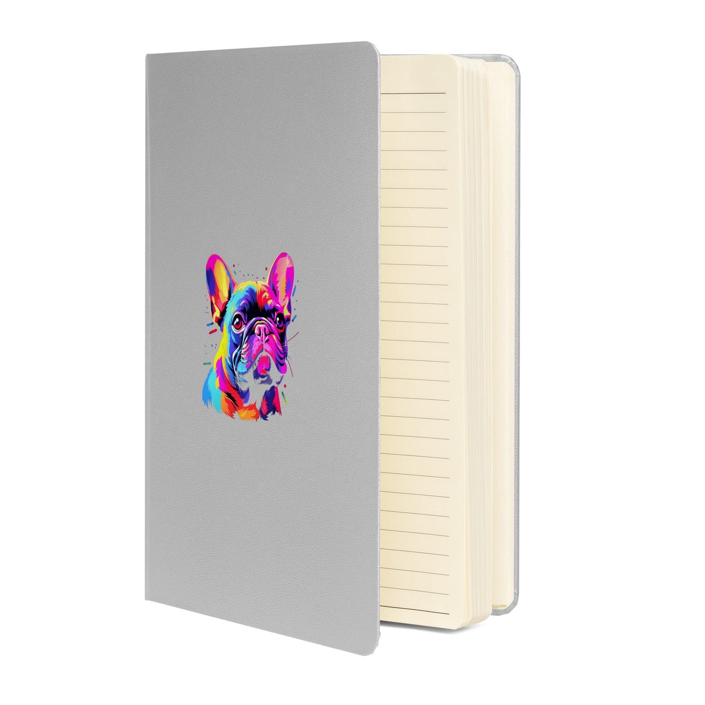 Hardcover bound notebook Frenchie