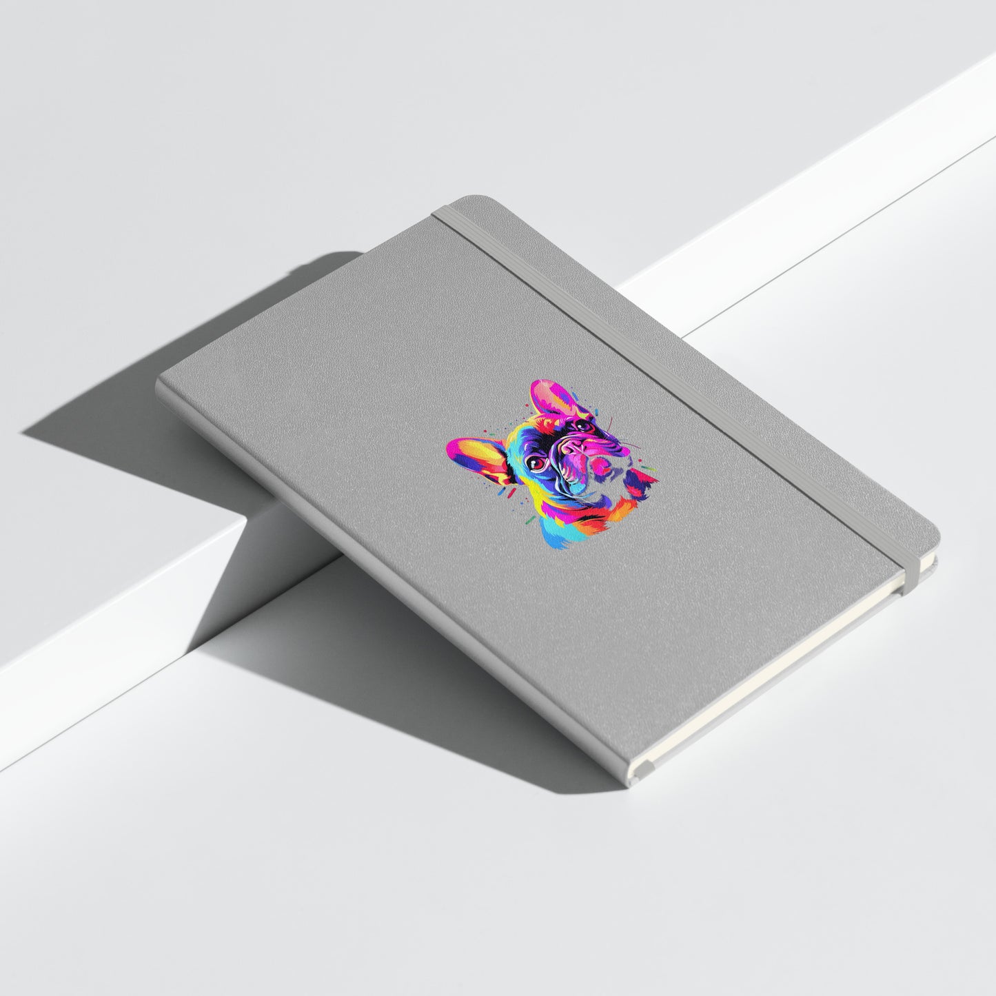 Hardcover bound notebook Frenchie