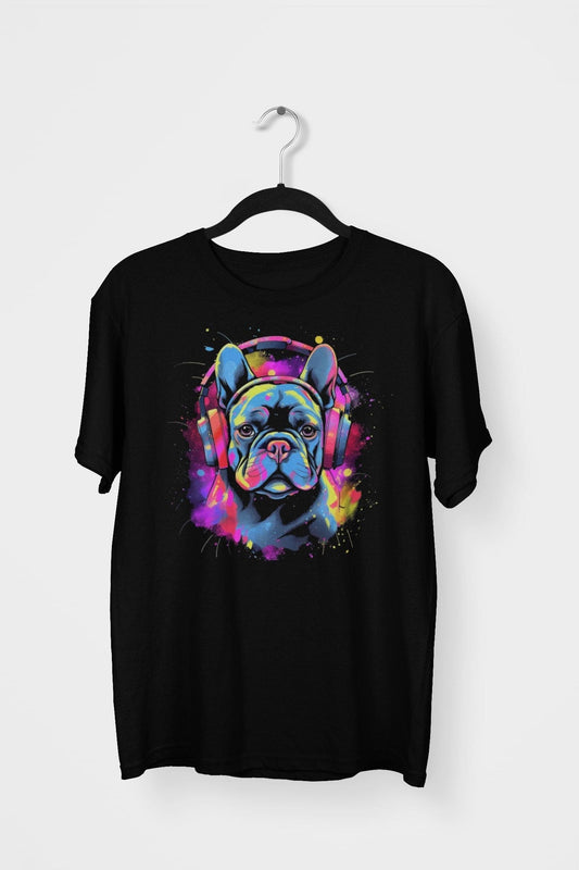 French Bulldog "Enjoy the Sound" - Unisex T-Shirt