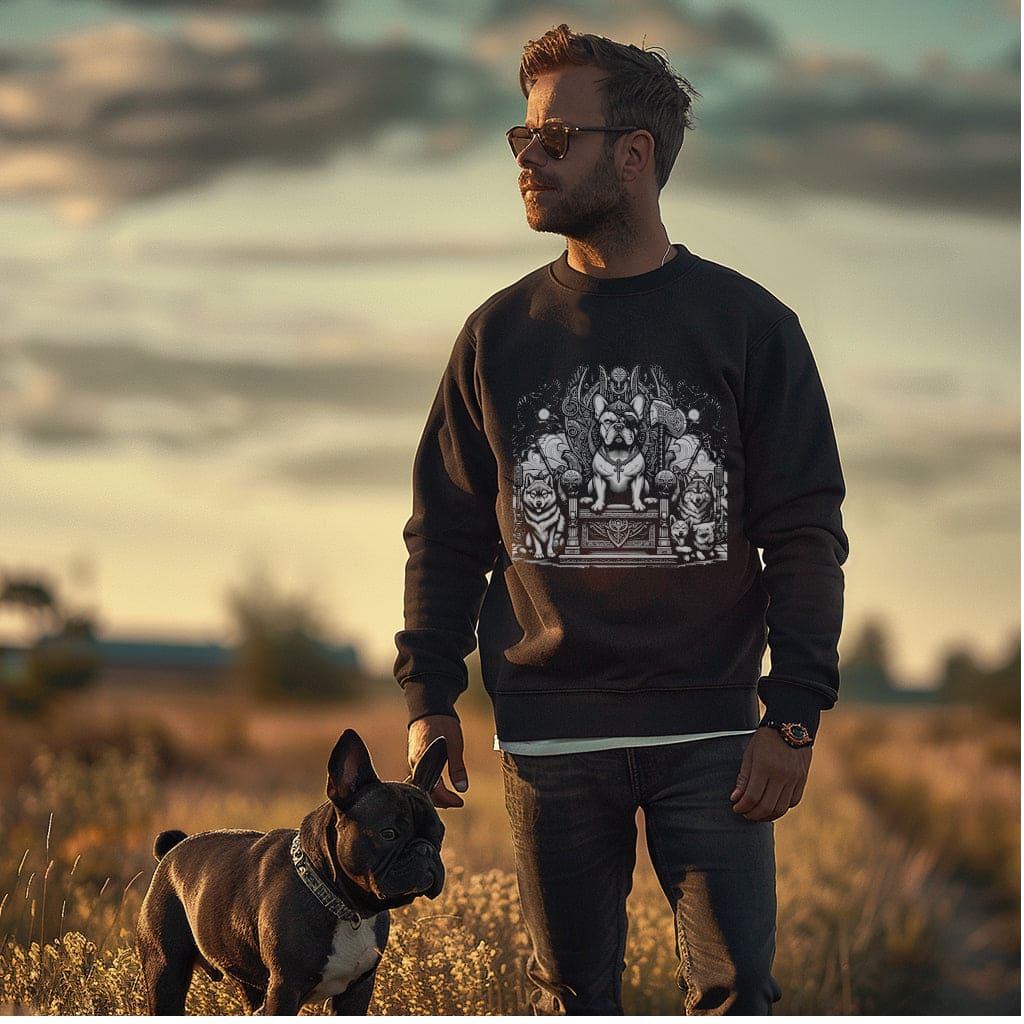 "Warrior's Legacy" Frenchie Unisex Sweater / Sweatshirt - Frenchie Emporium