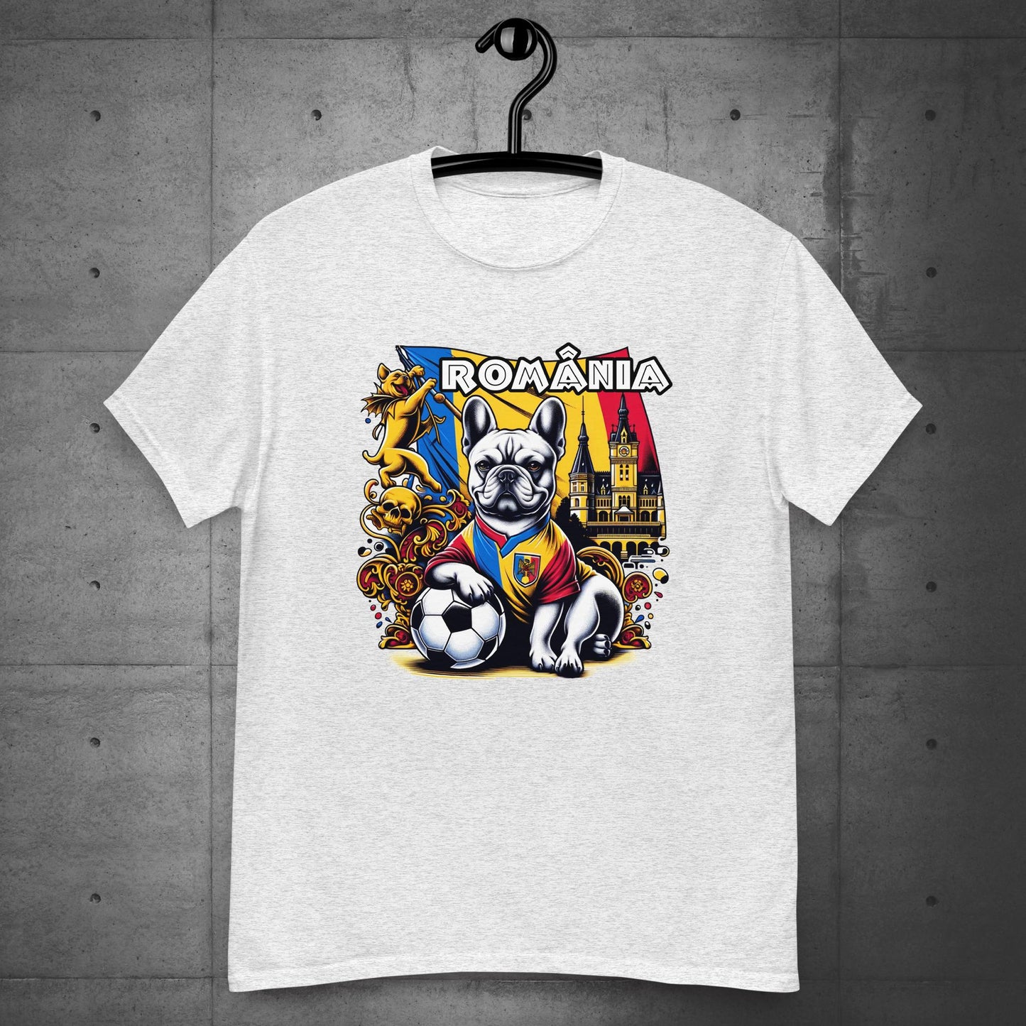 Frenchie Romanian Football Unisex T-Shirt!