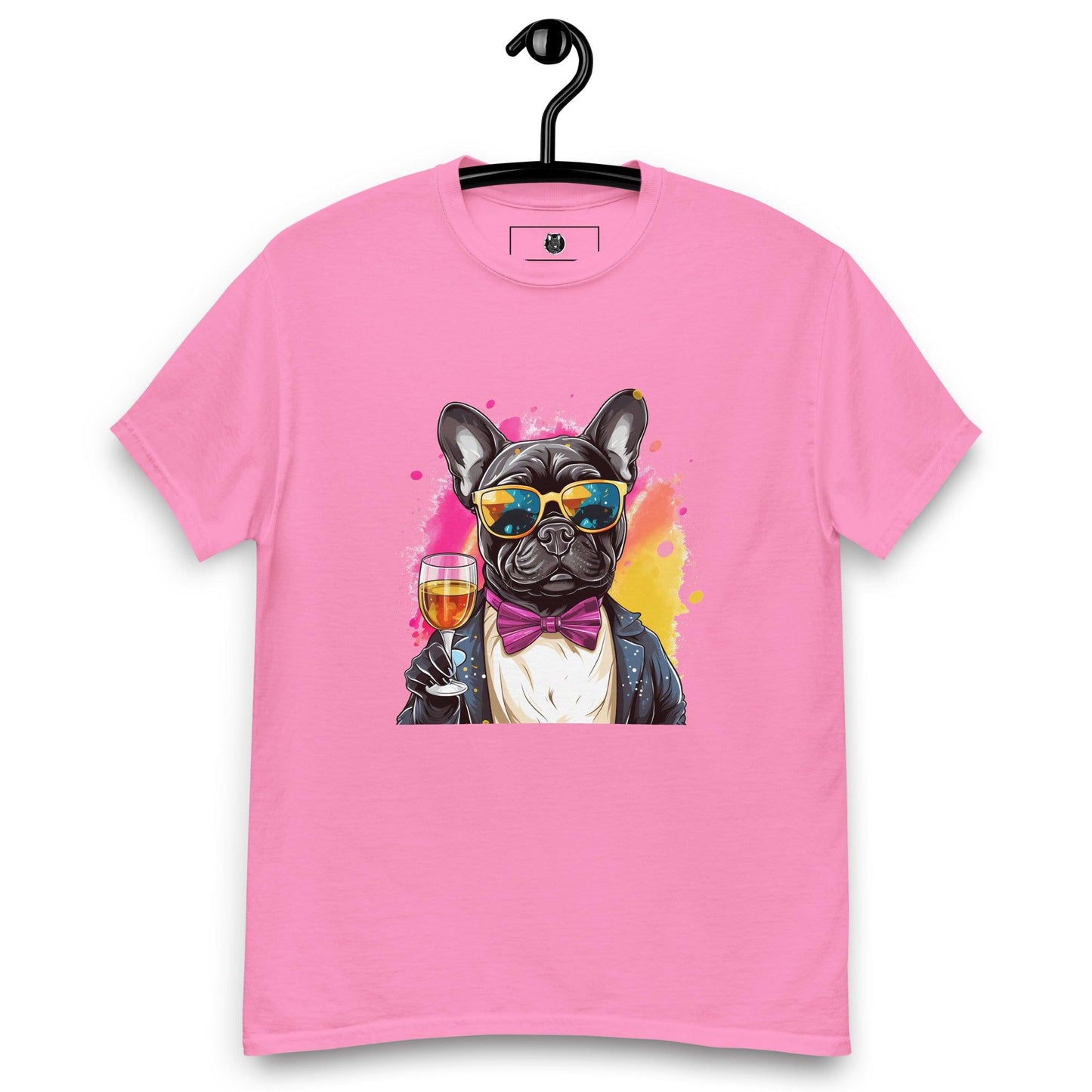 "Champagne Chic Frenchie" Unisex T-Shirt - Frenchie Emporium