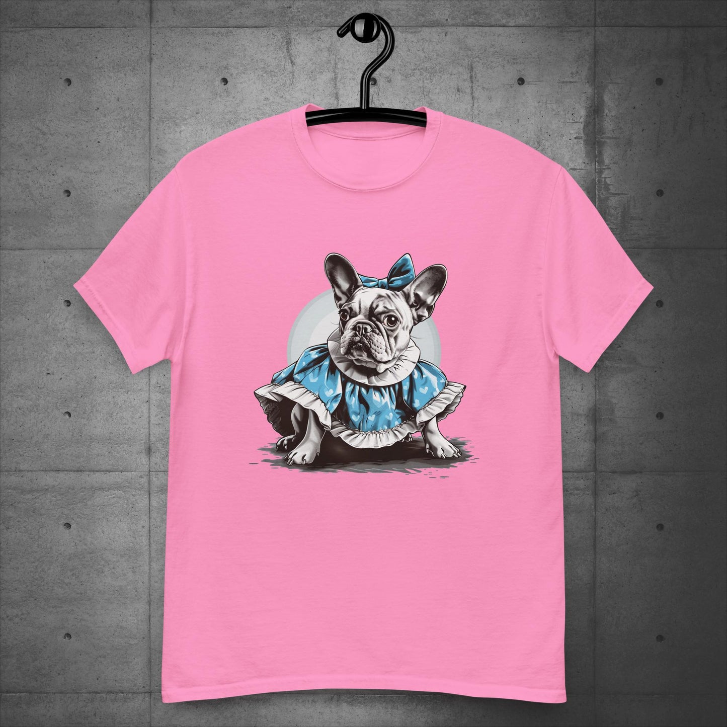 Alice in Wonderland Frenchie - Unisex T-Shirt