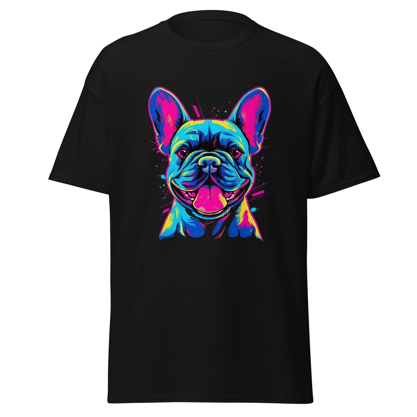 Frenchie Sassy Neon Styled T-shirt - Frenchie Emporium