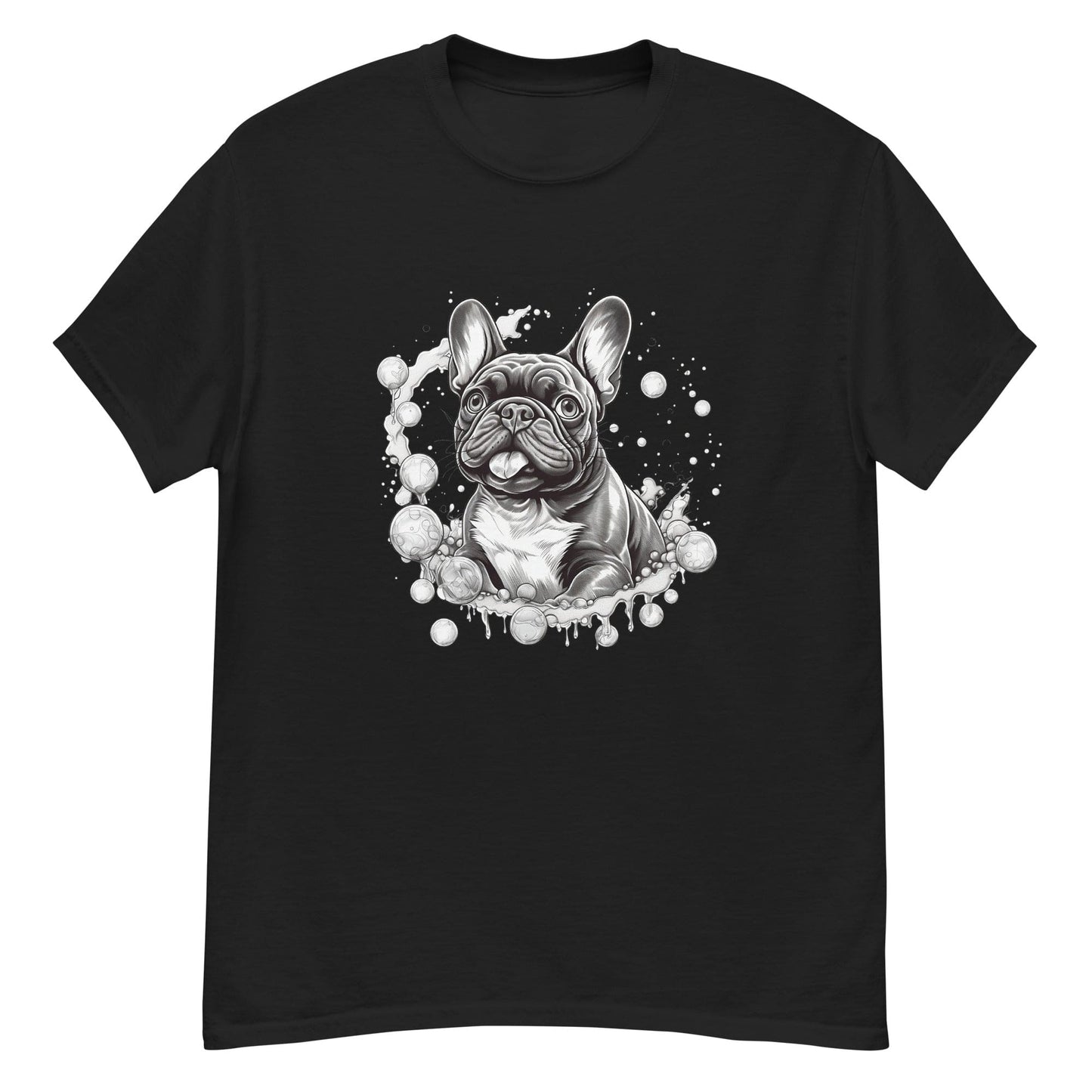 Bubbles French Bulldog - Unisex T-Shirt