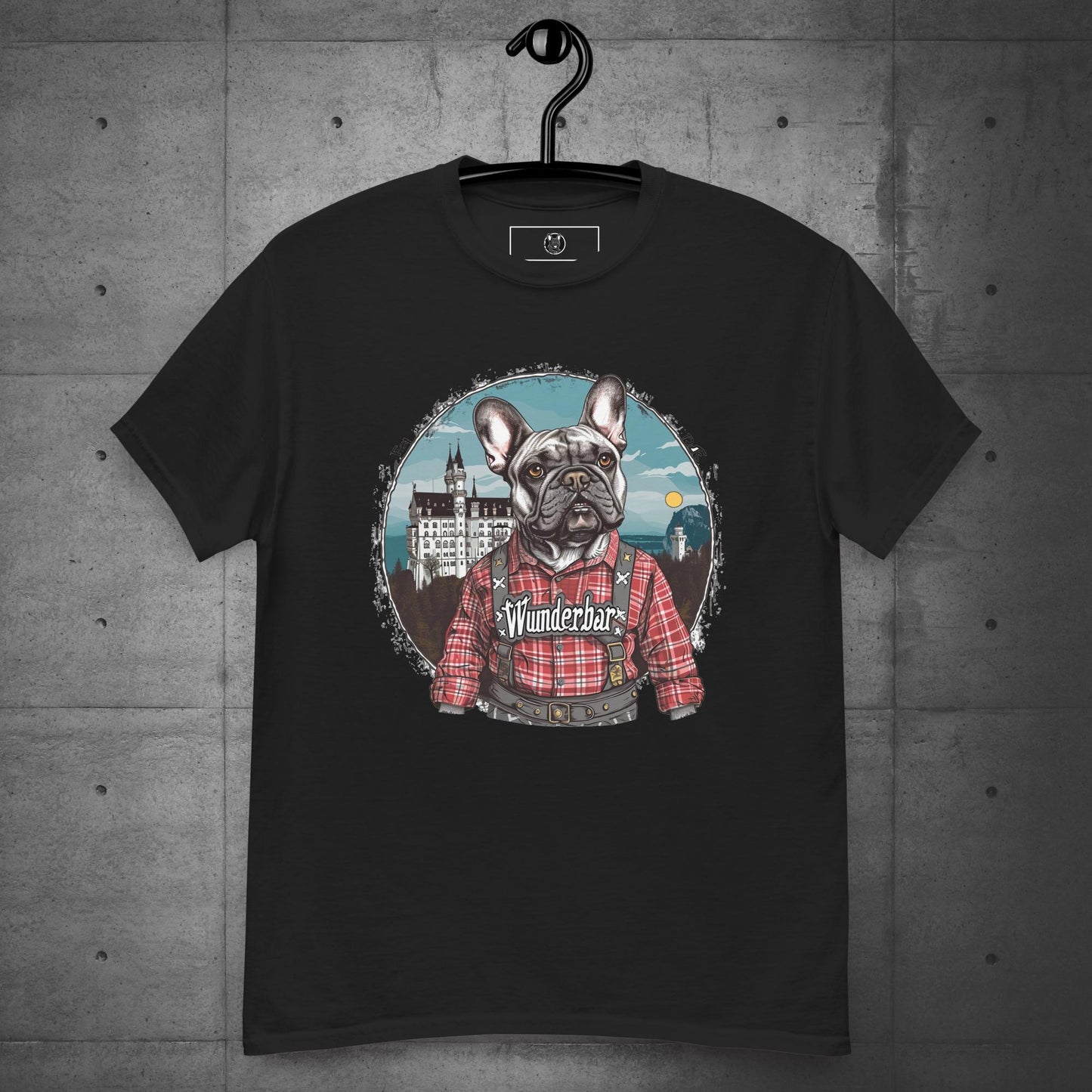 Wunderbar Frenchie in Lederhosen Unisex T-Shirt