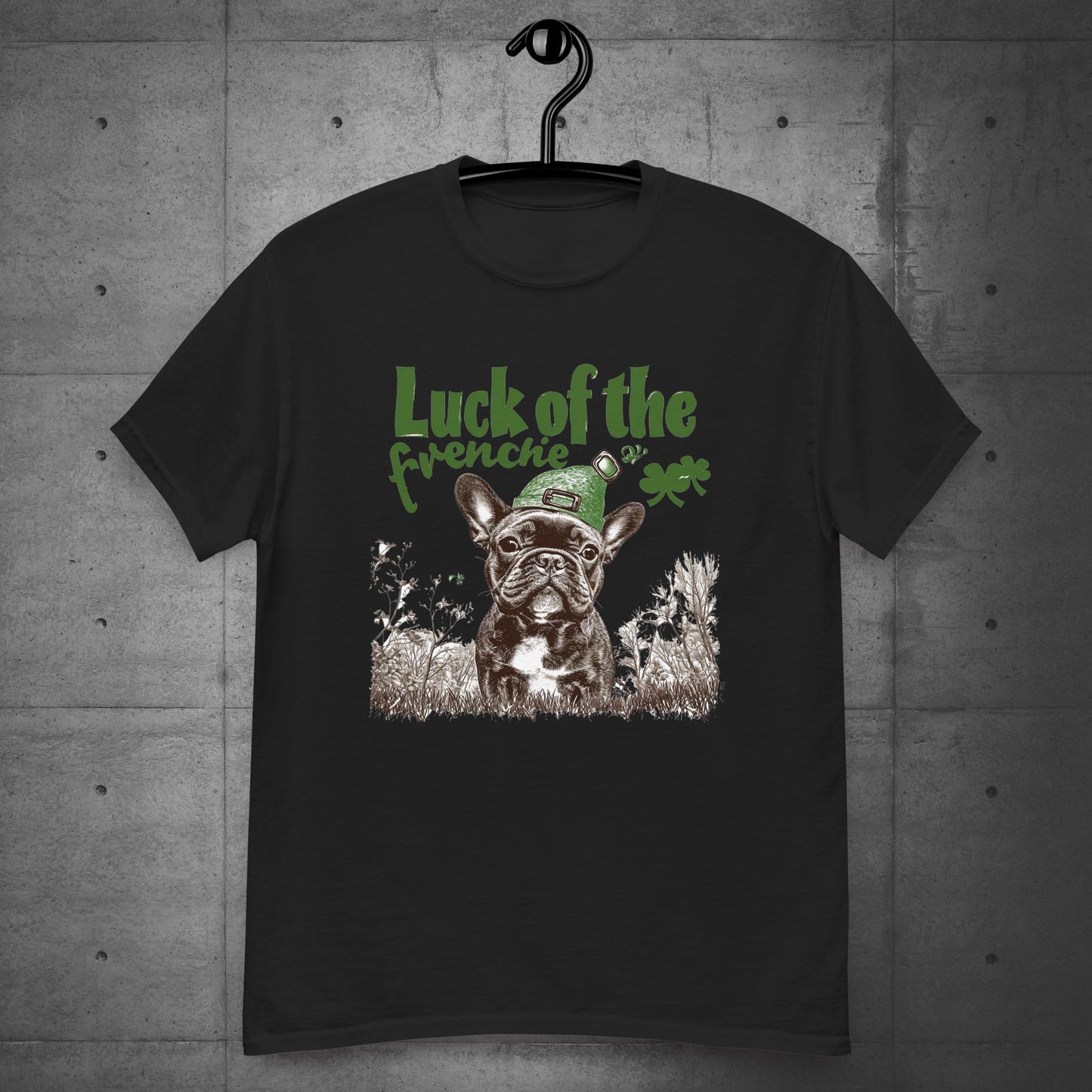 Luck of the Paw-rish Frenchie Unisex T-shirt - Frenchie Emporium