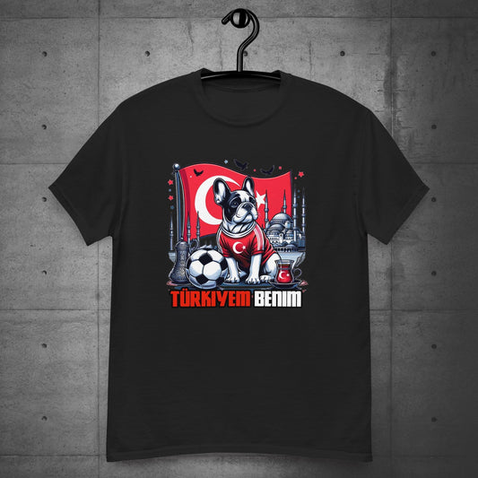 Frenchie Türkiye Football Unisex T-shirt! - Frenchie Emporium