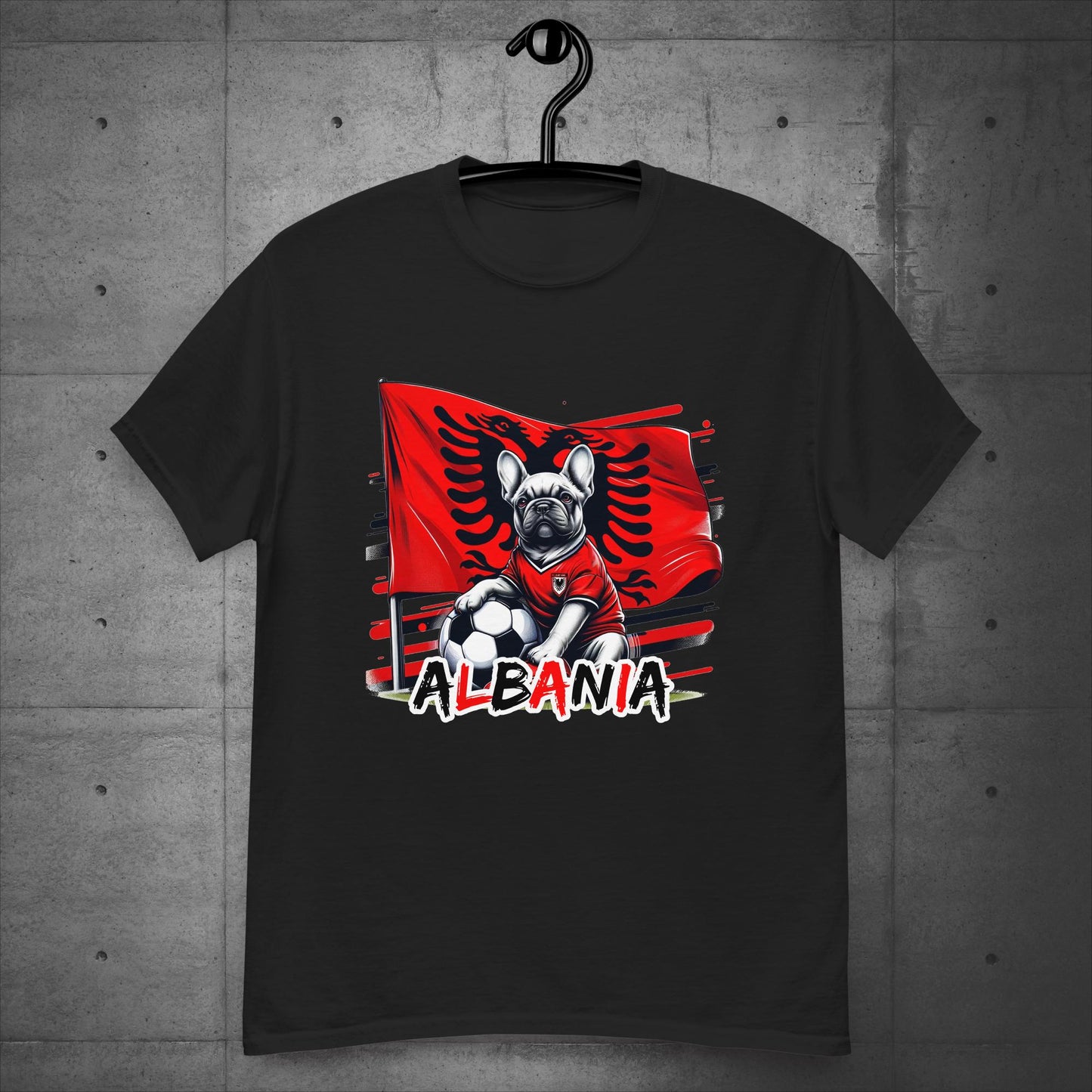 Frenchie Albania Football Fan - Unisex T-Shirt