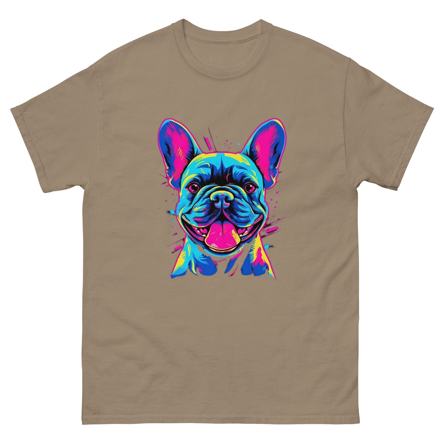 Frenchie Sassy Neon Styled T-shirt - Frenchie Emporium