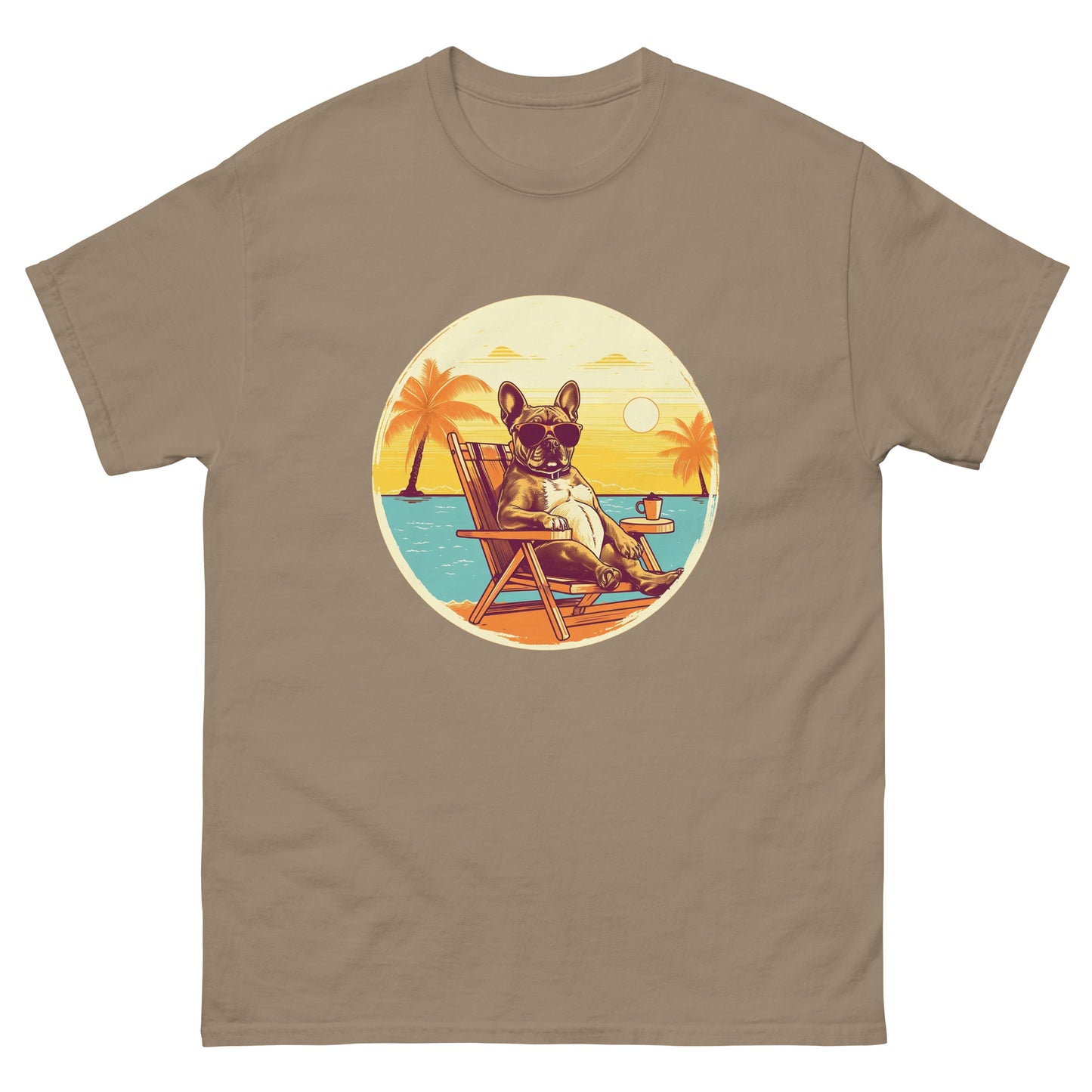 French Bulldog "Enjoy the sun" - Unisex T-shirt - Frenchie Emporium