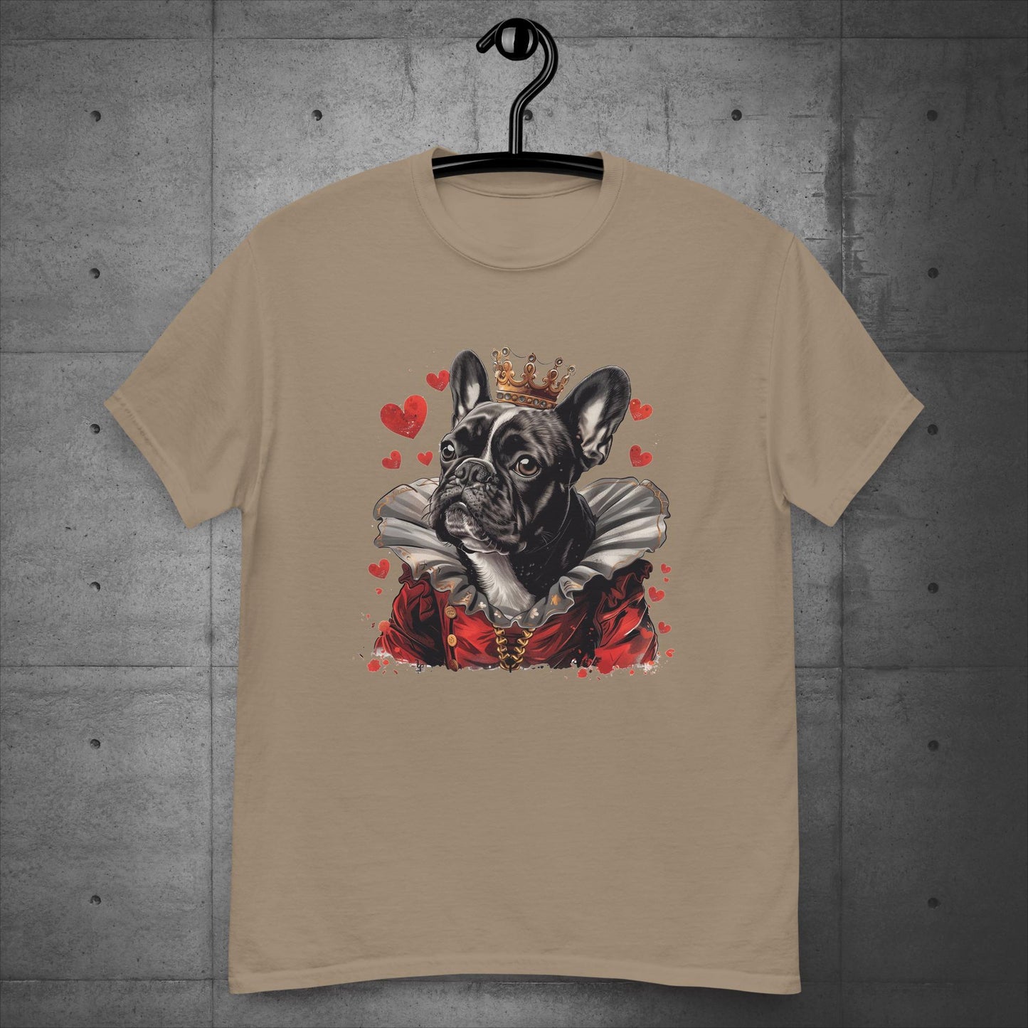 Alice in Wonderland Queen of Hearts Frenchie - Unisex T-Shirt