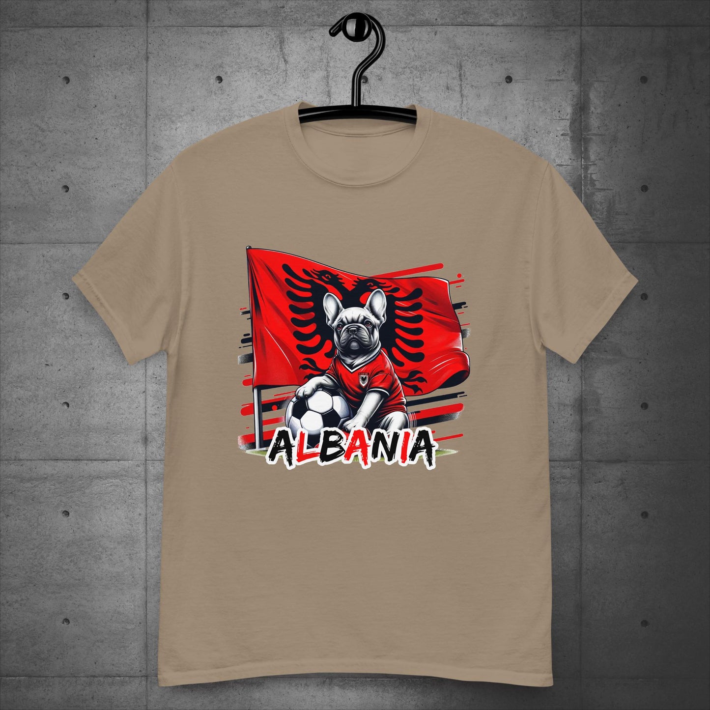 Frenchie Albania Football Fan - Unisex T-Shirt