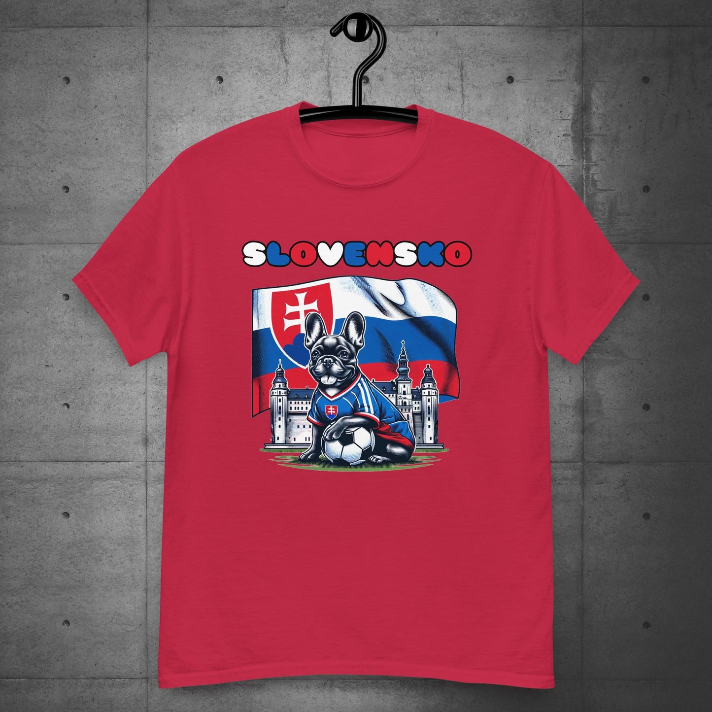 Frenchie Slovakia Football Unisex T-Shirt