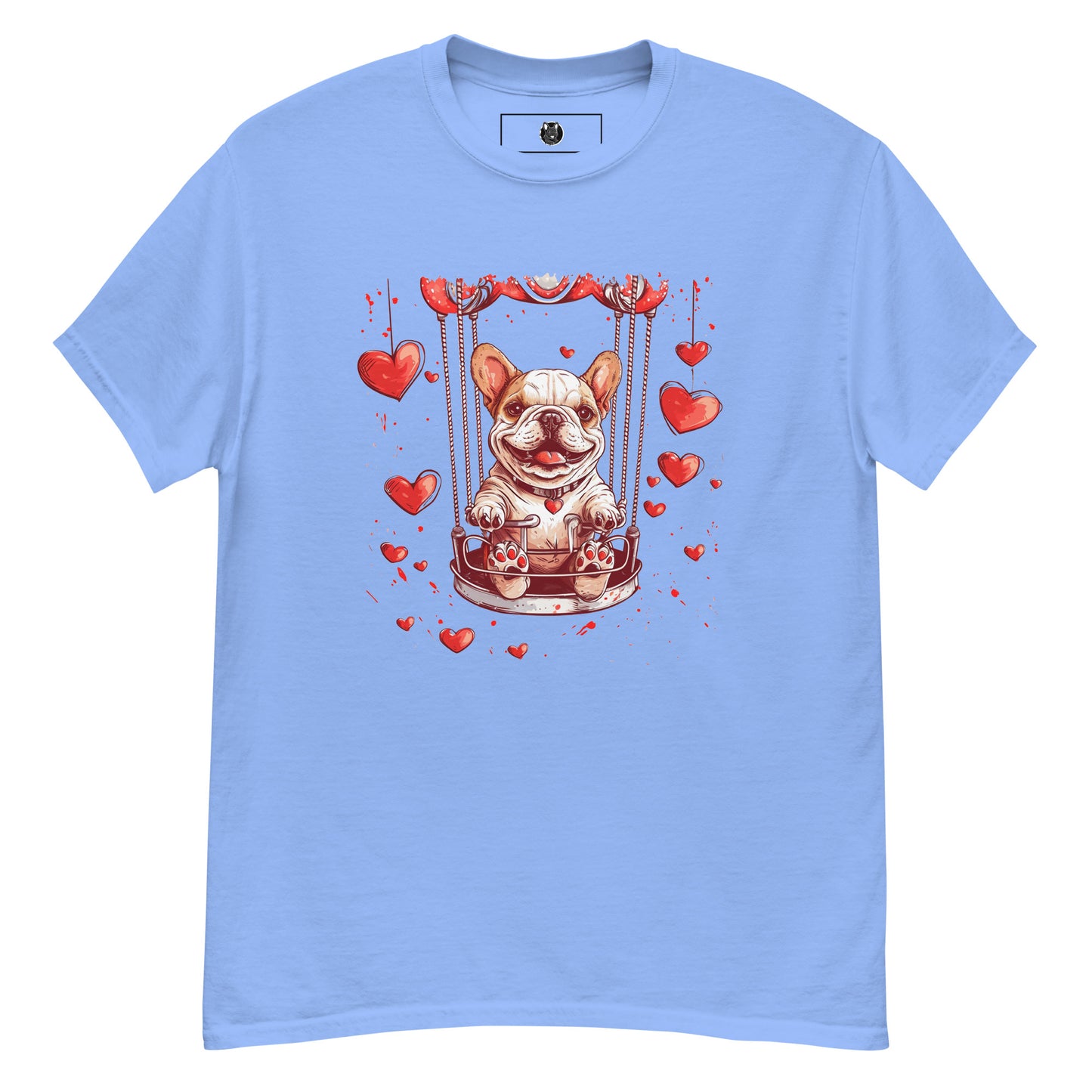 "Swinging Hearts" Unisex T-Shirt - Frenchie Emporium