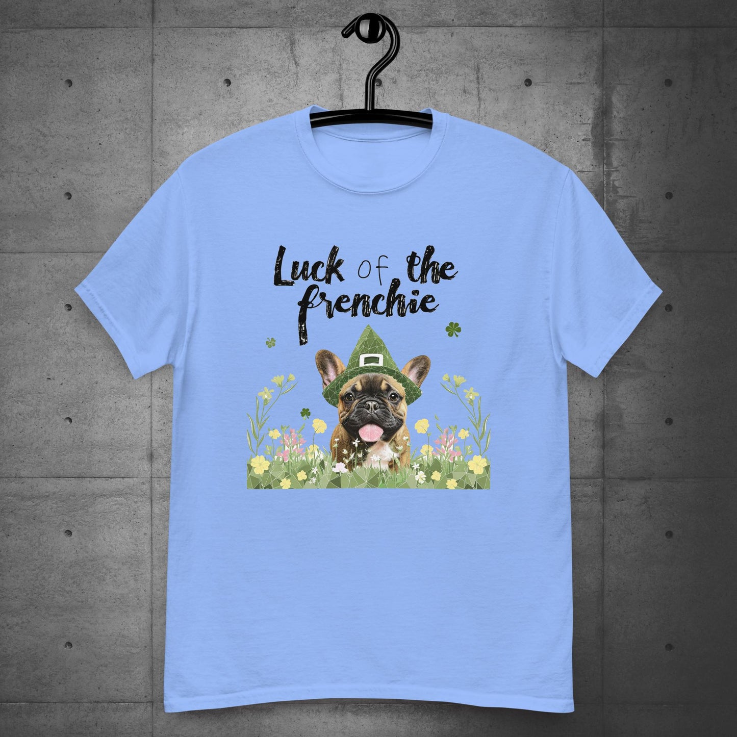 Irish Leprechaun Frenchie Unisex T-Shirt.