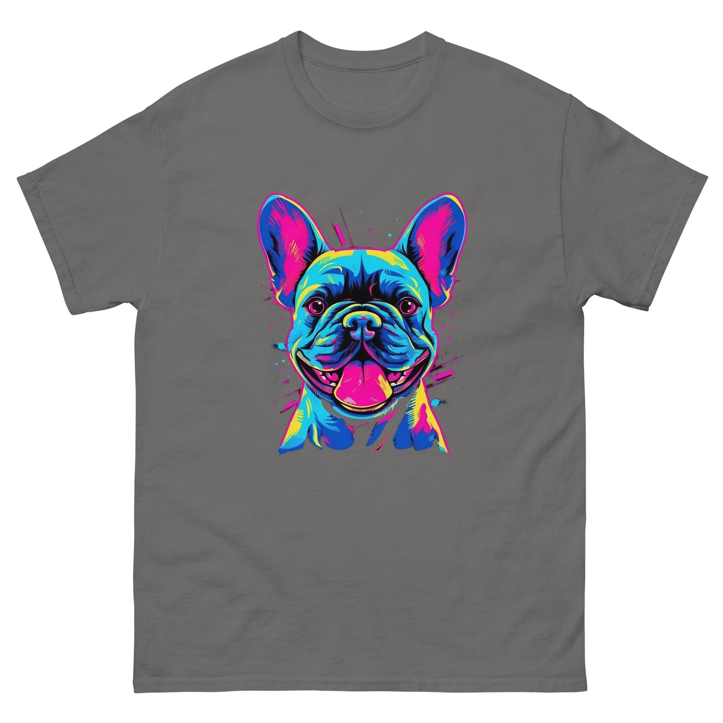 Frenchie Sassy Neon Styled T-shirt