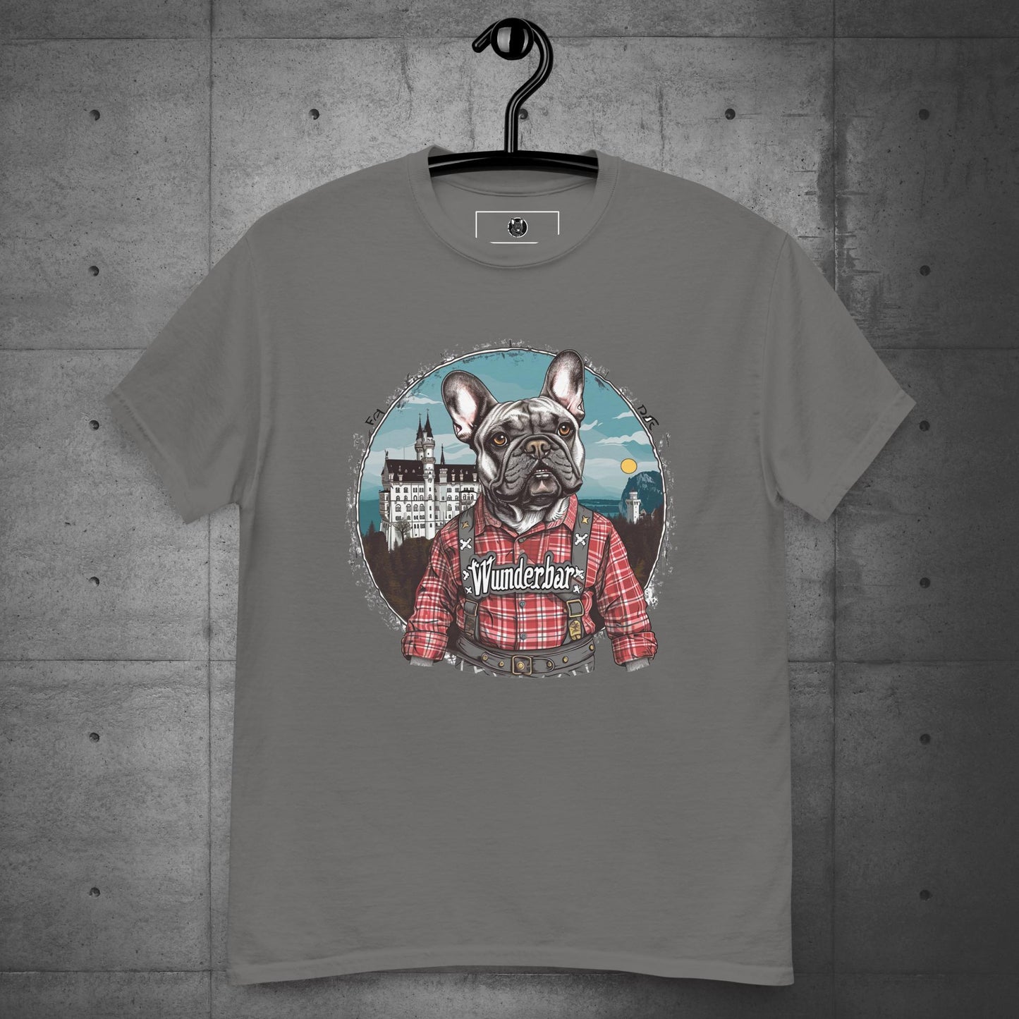 Wunderbar Frenchie in Lederhosen Unisex T-Shirt