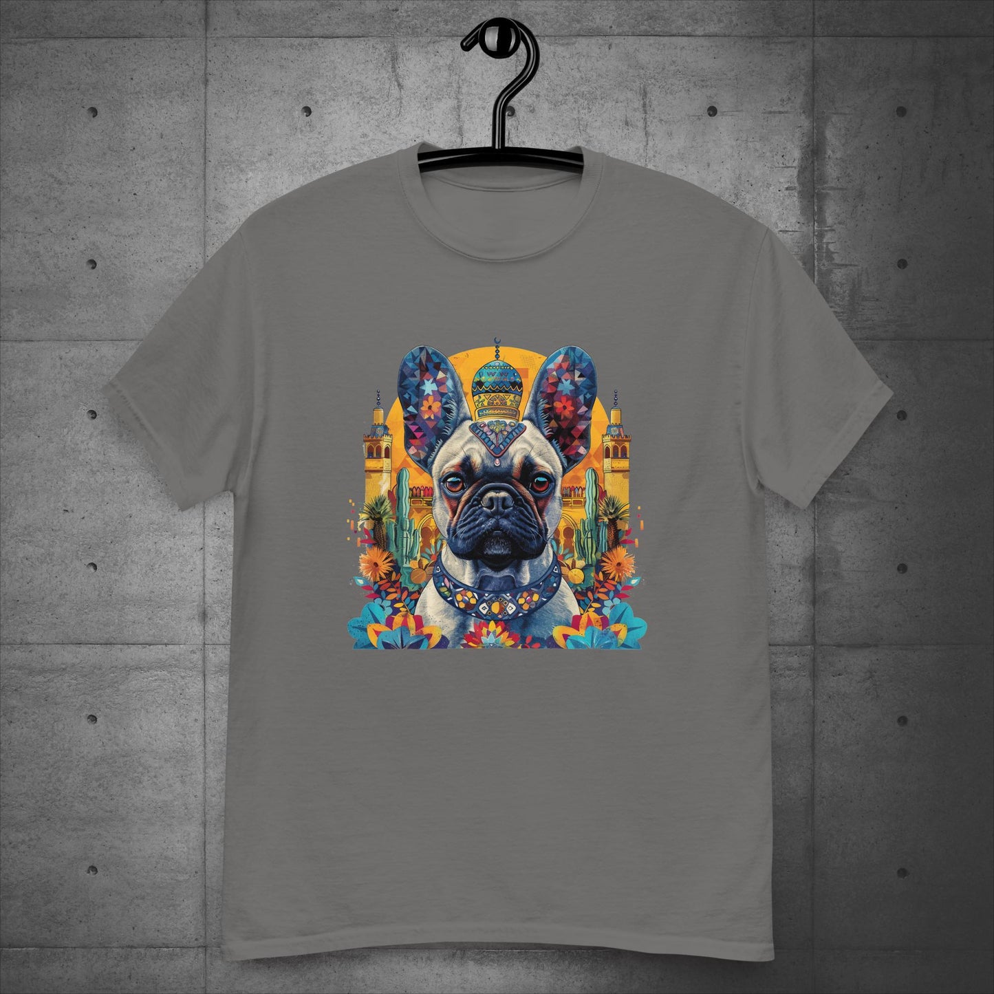 Vibrant Marrakesh Medina Frenchie Unisex T-Shirt - Frenchie Emporium