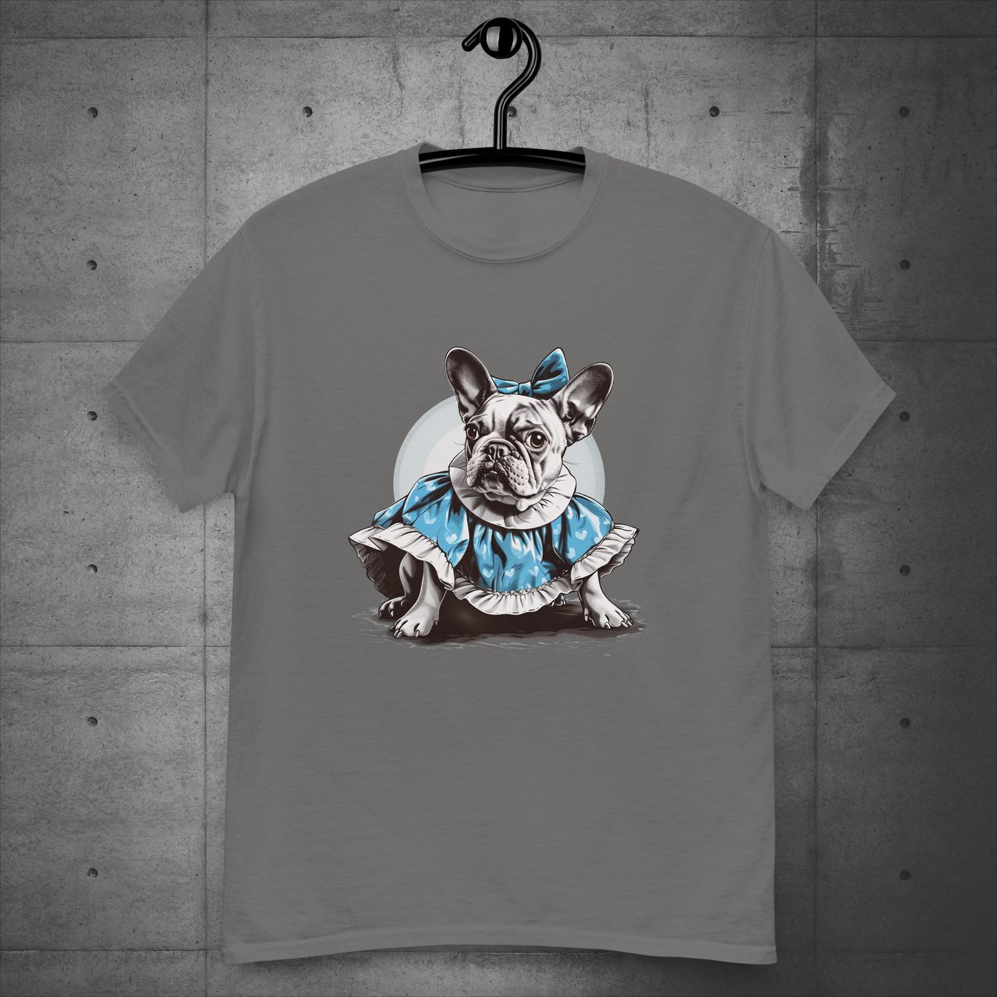 Alice in Wonderland Frenchie - Unisex T-Shirt