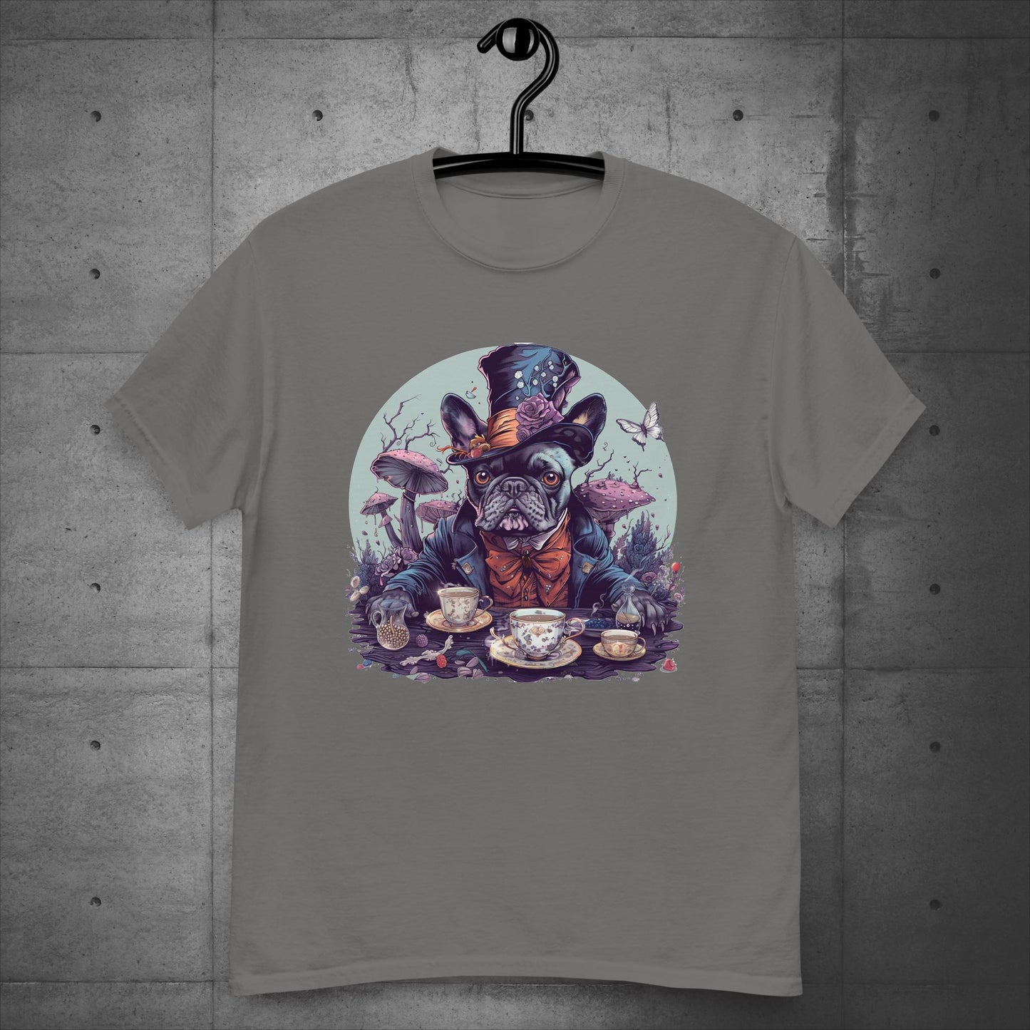 Mad Hatter Frenchie - Unisex T-Shirt