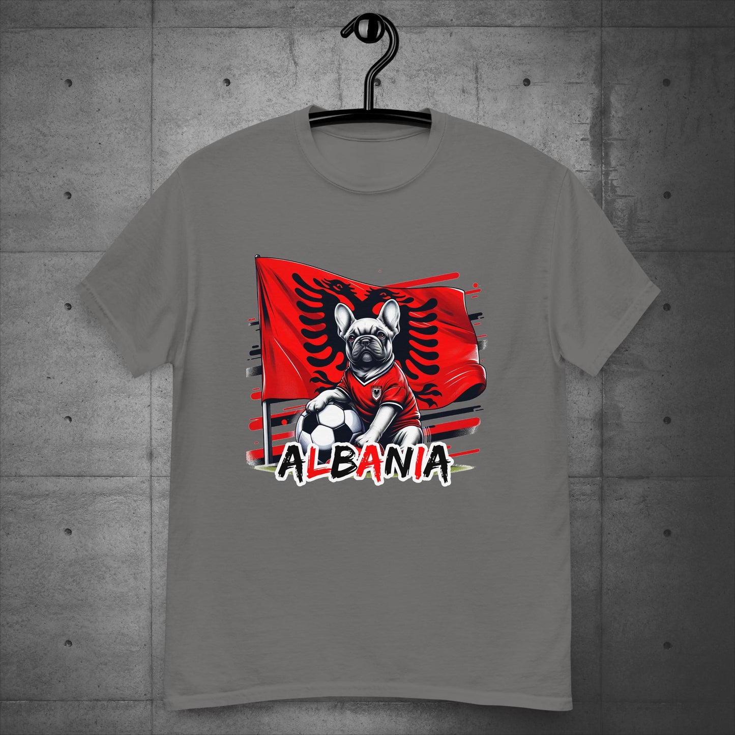 Frenchie Albania Football Fan - Unisex T-Shirt - Frenchie Emporium