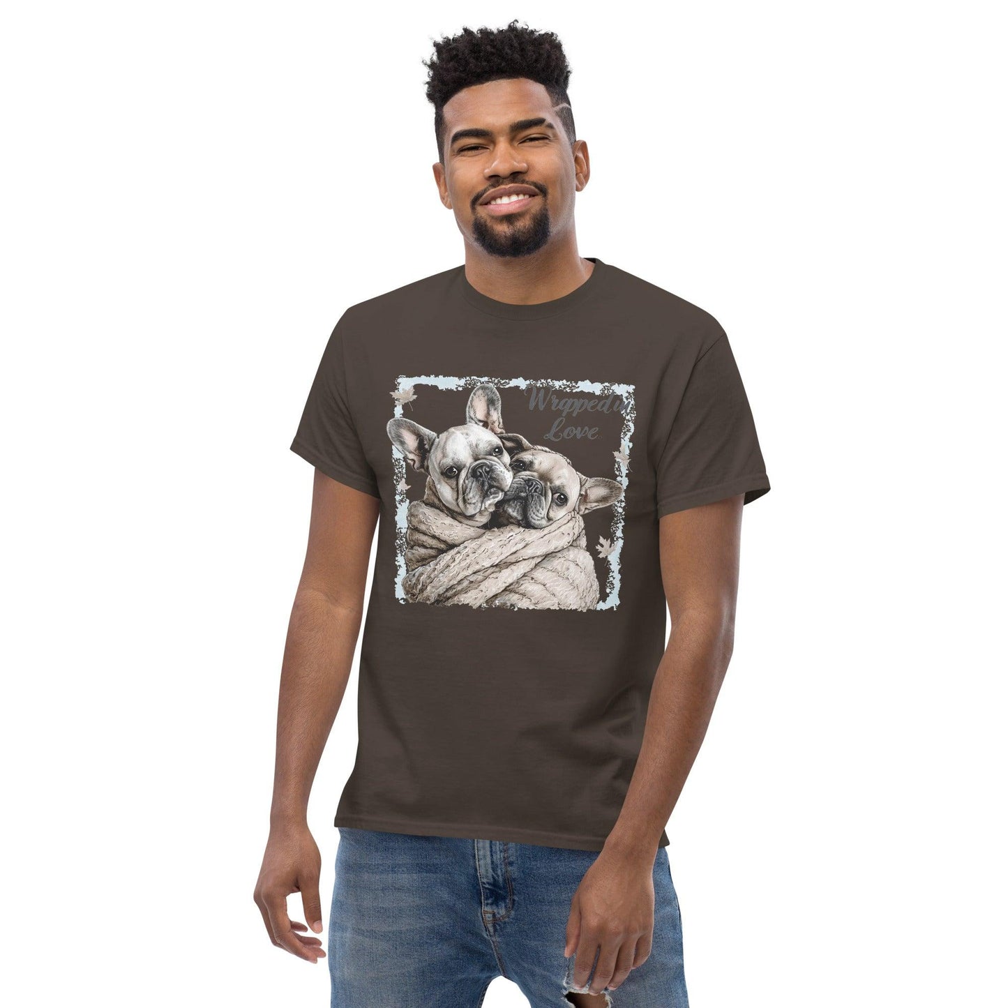 "Wrapped in Love" Unisex T-Shirt - Frenchie Emporium