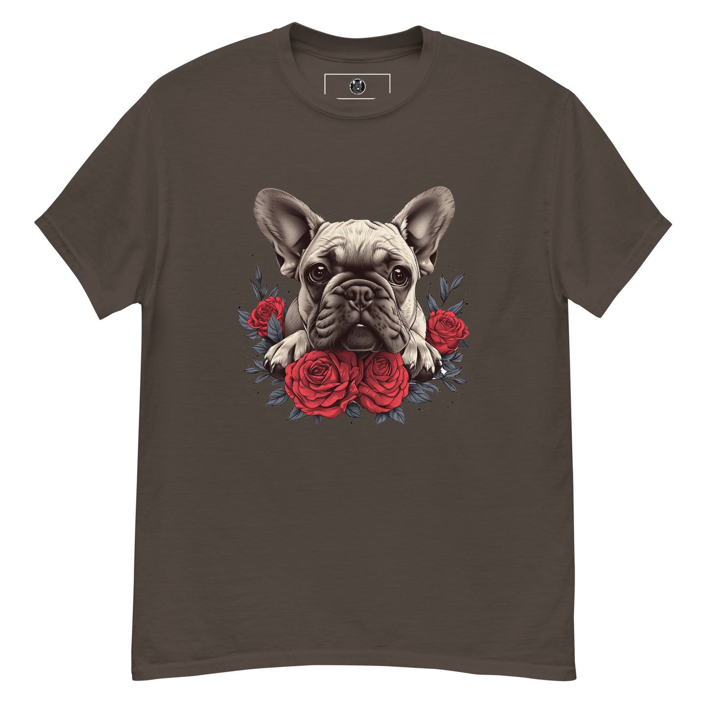 "Rosy Gaze Frenchie" Unisex T-Shirt - Frenchie Emporium