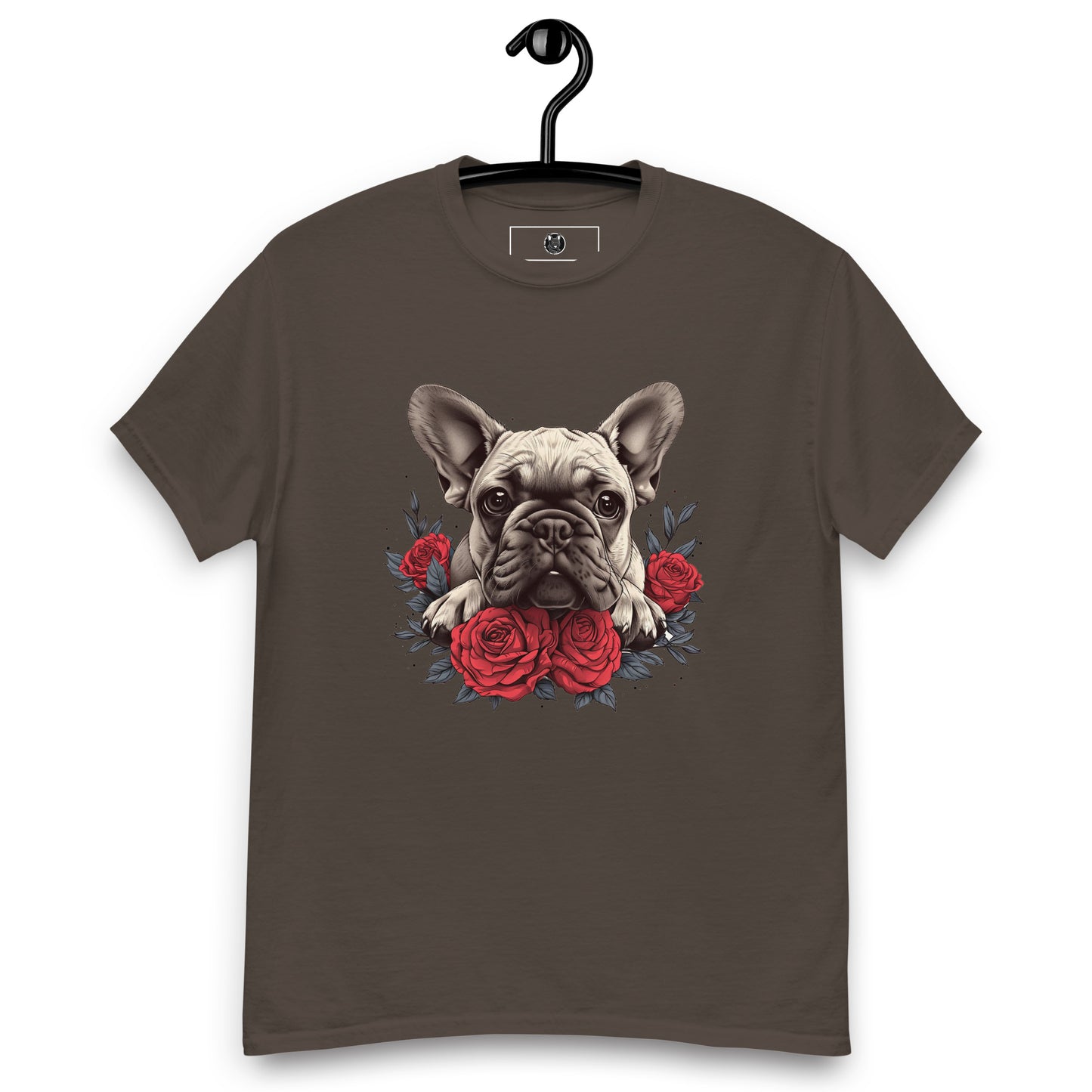 "Rosy Gaze Frenchie" Unisex T-Shirt