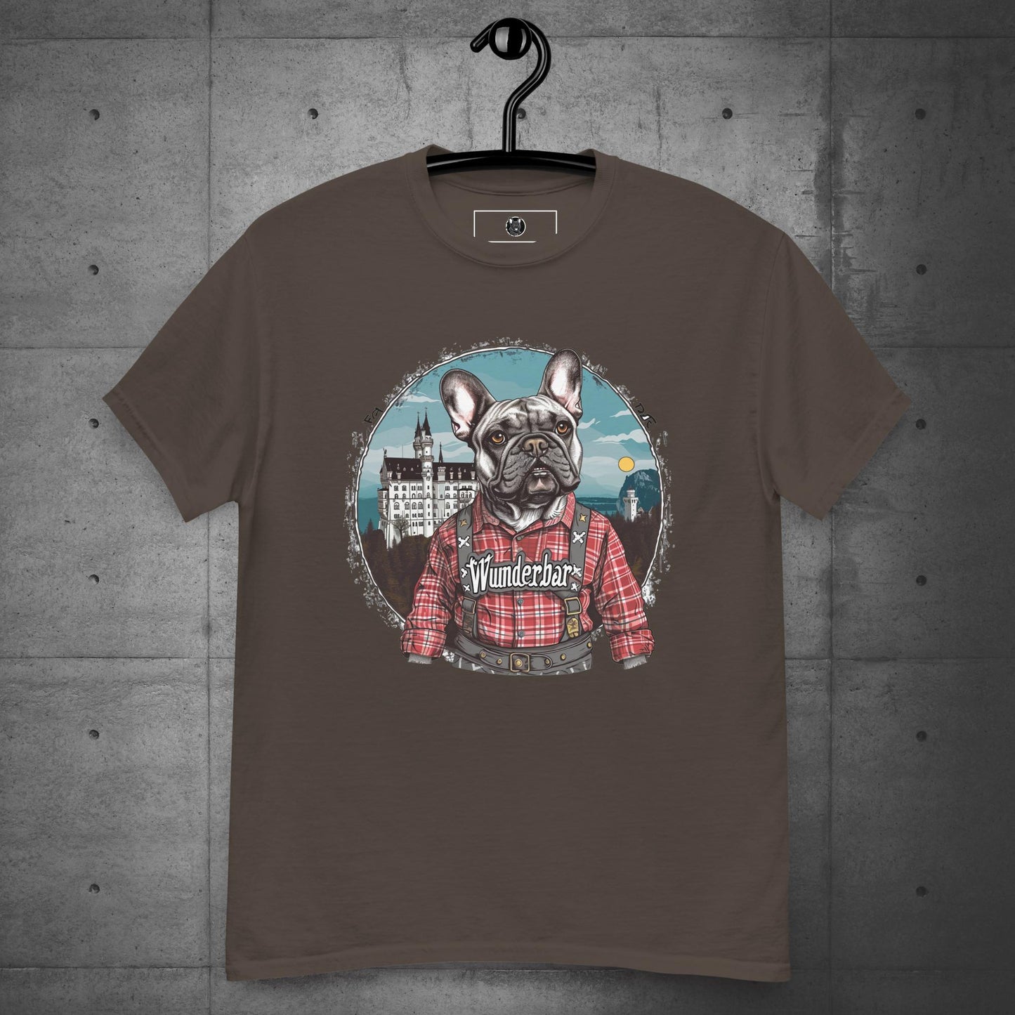 Wunderbar Frenchie in Lederhosen Unisex T-Shirt