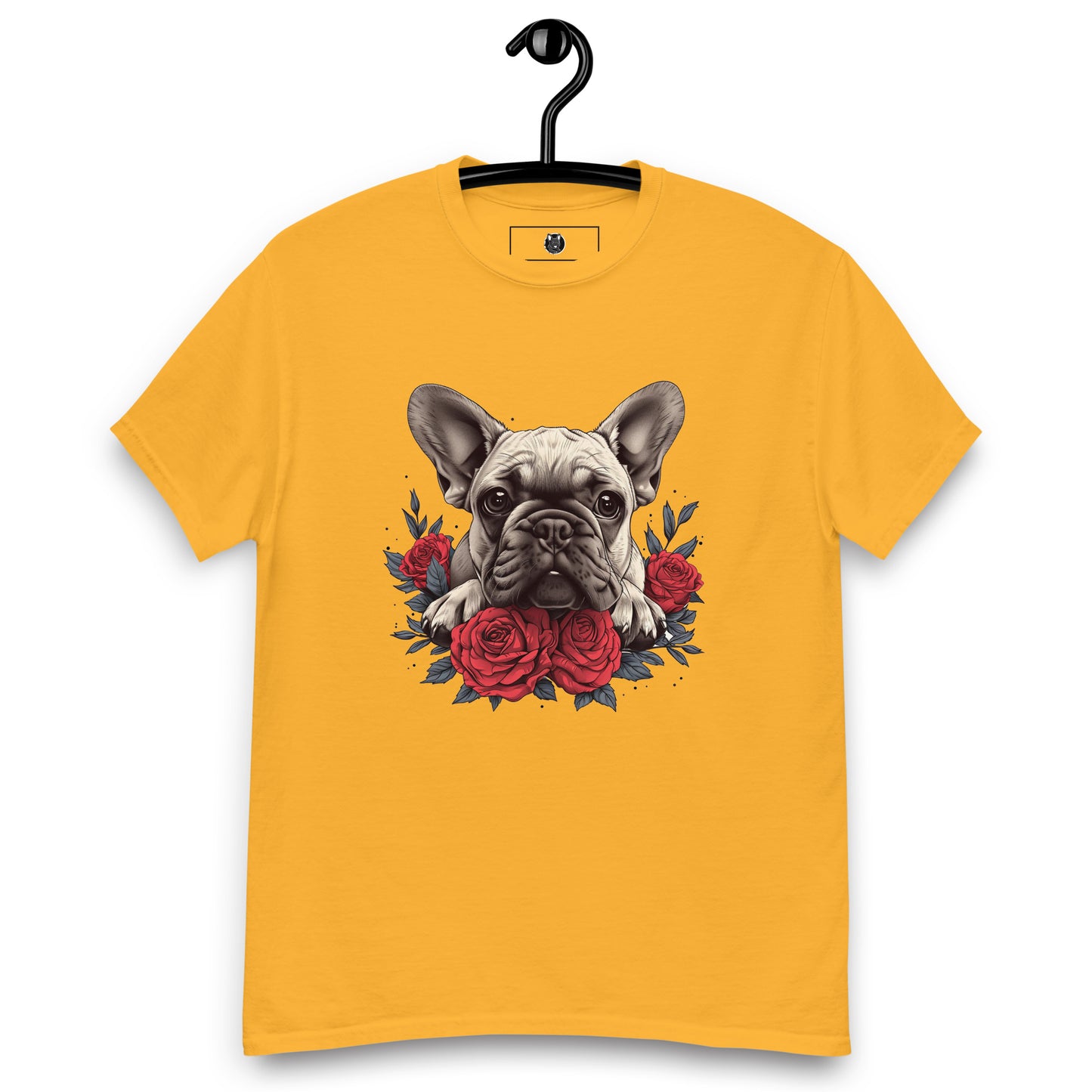 "Rosy Gaze Frenchie" Unisex T-Shirt - Frenchie Emporium