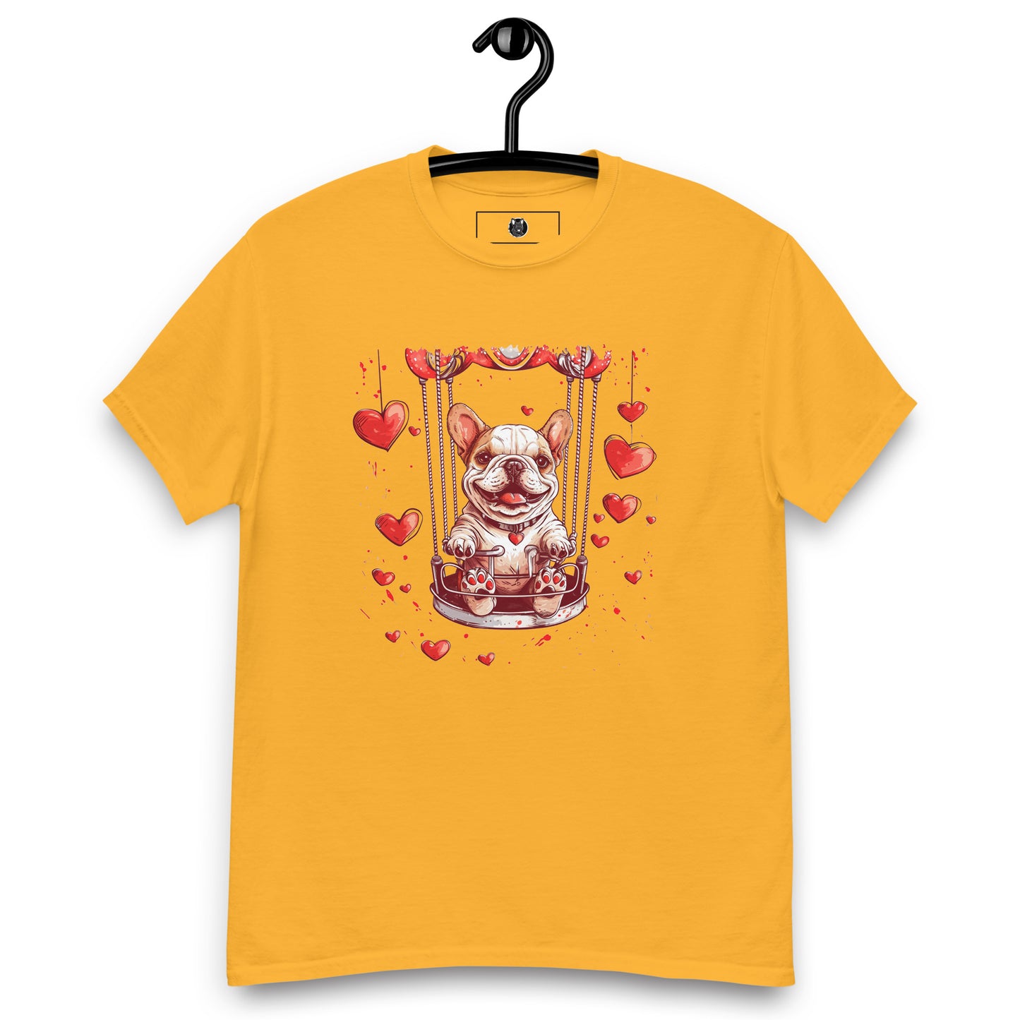 "Swinging Hearts" Unisex T-Shirt - Frenchie Emporium