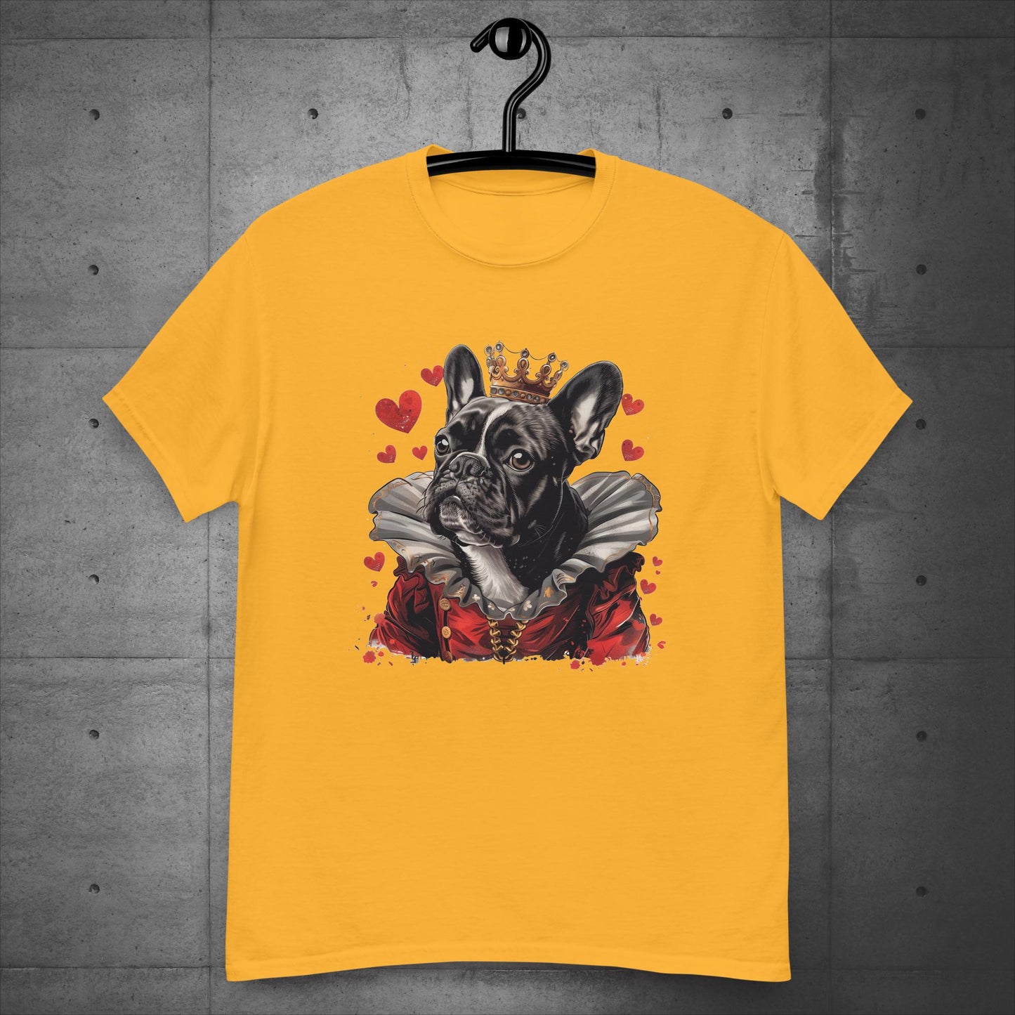 Alice in Wonderland Queen of Hearts Frenchie - Unisex T-Shirt