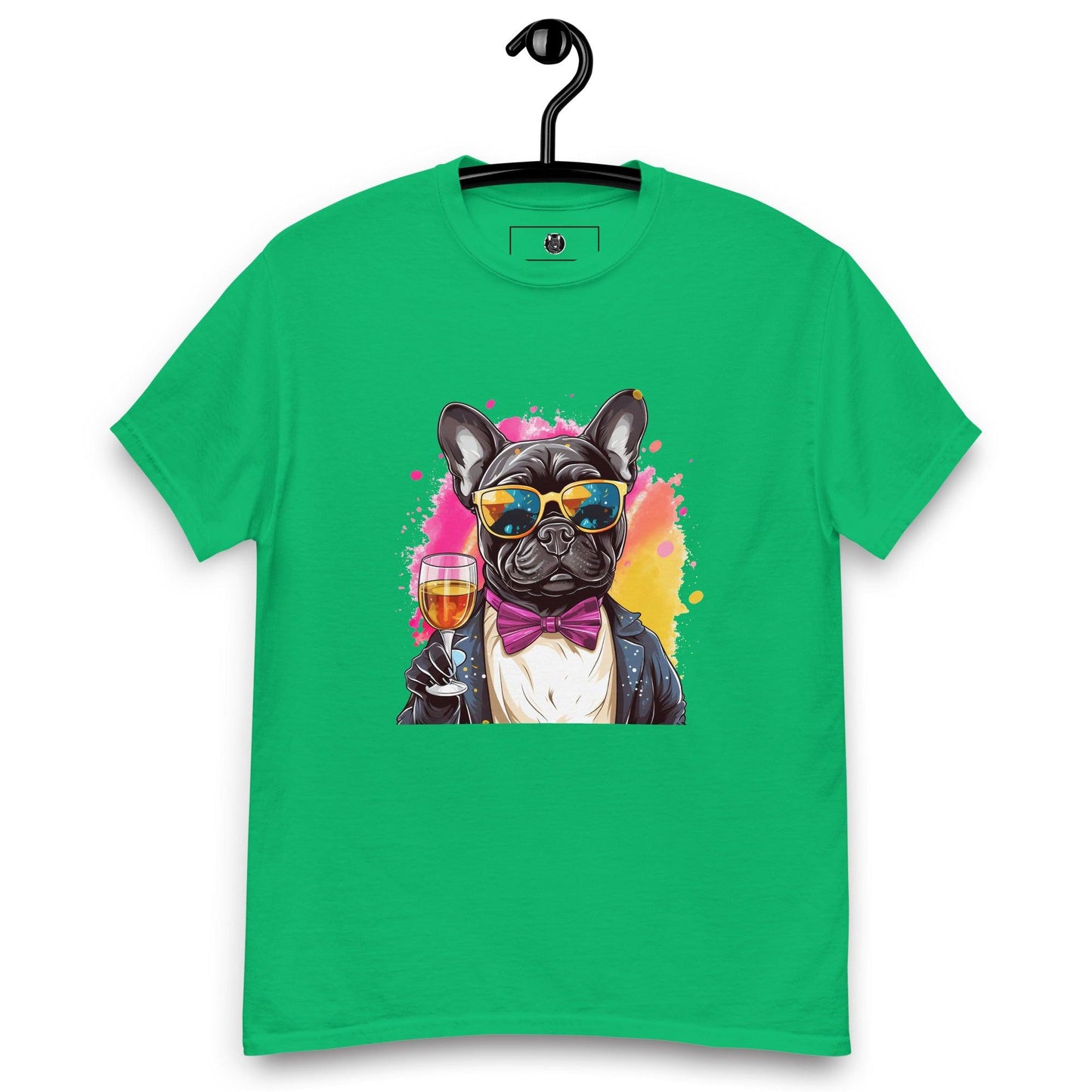 "Champagne Chic Frenchie" Unisex T-Shirt - Frenchie Emporium