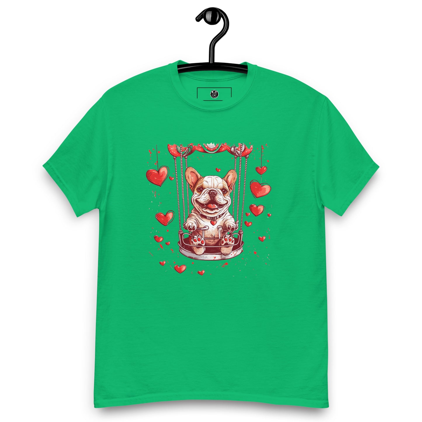 "Swinging Hearts" Unisex T-Shirt - Frenchie Emporium