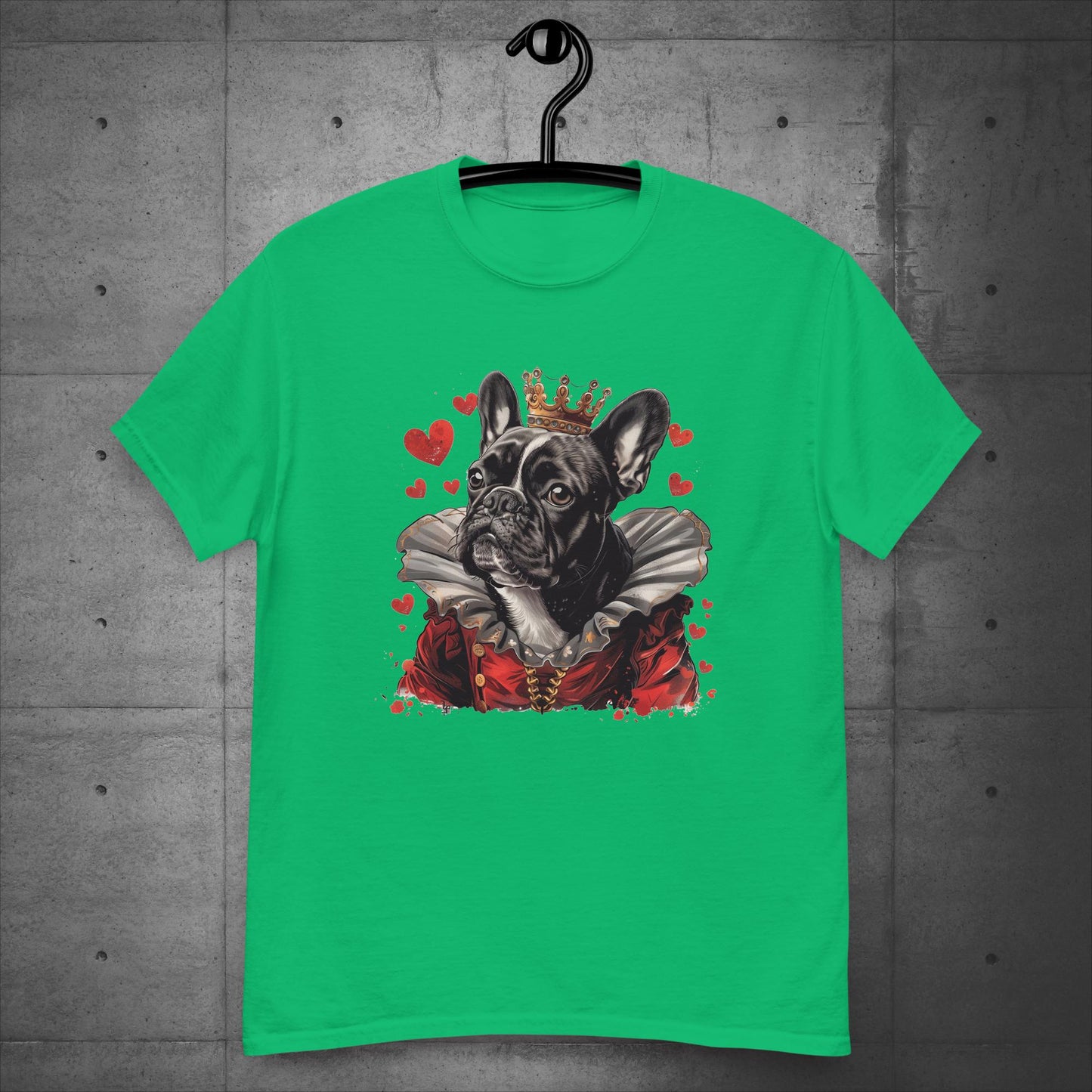 Alice in Wonderland Queen of Hearts Frenchie - Unisex T-Shirt