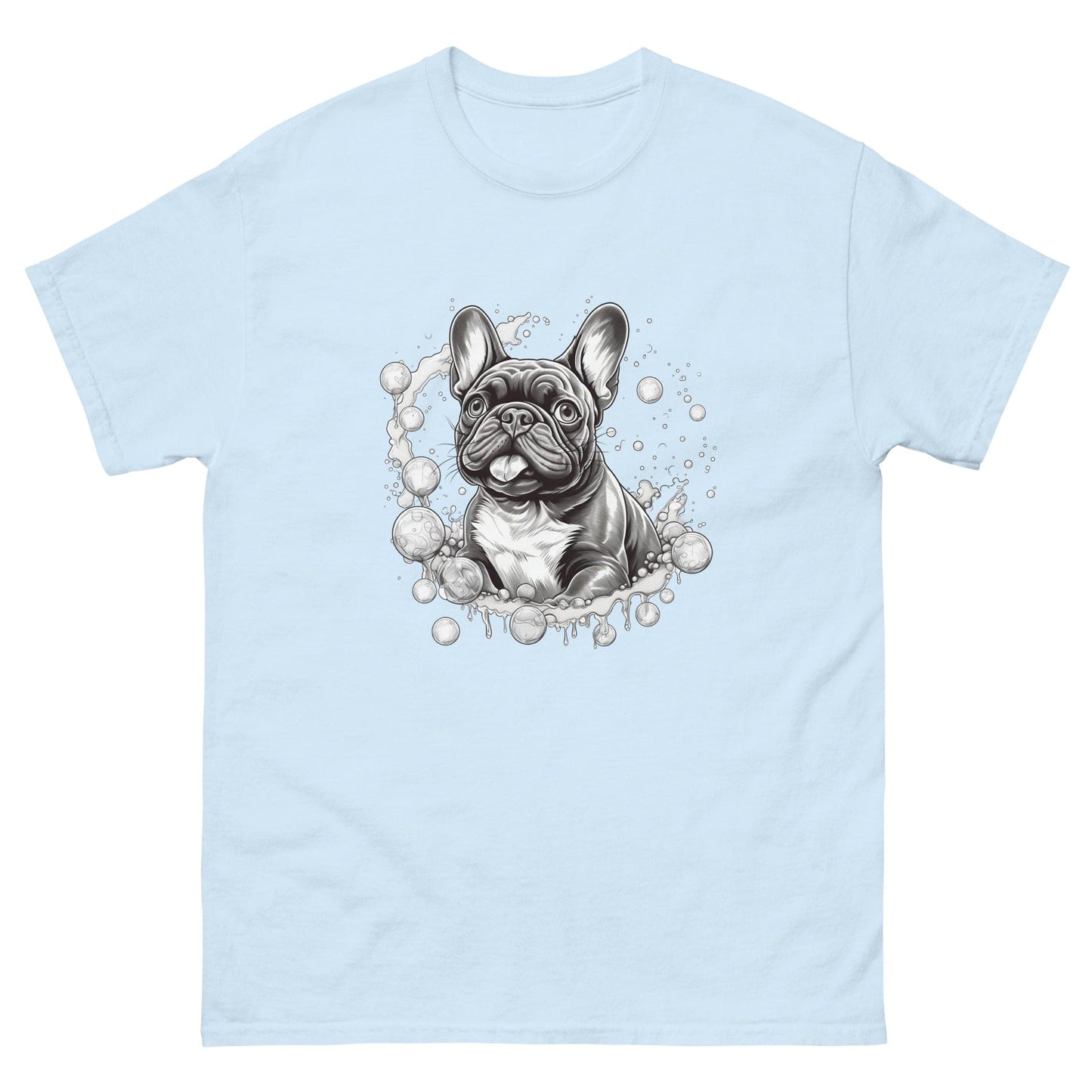 Bubbles French Bulldog - Unisex T-Shirt