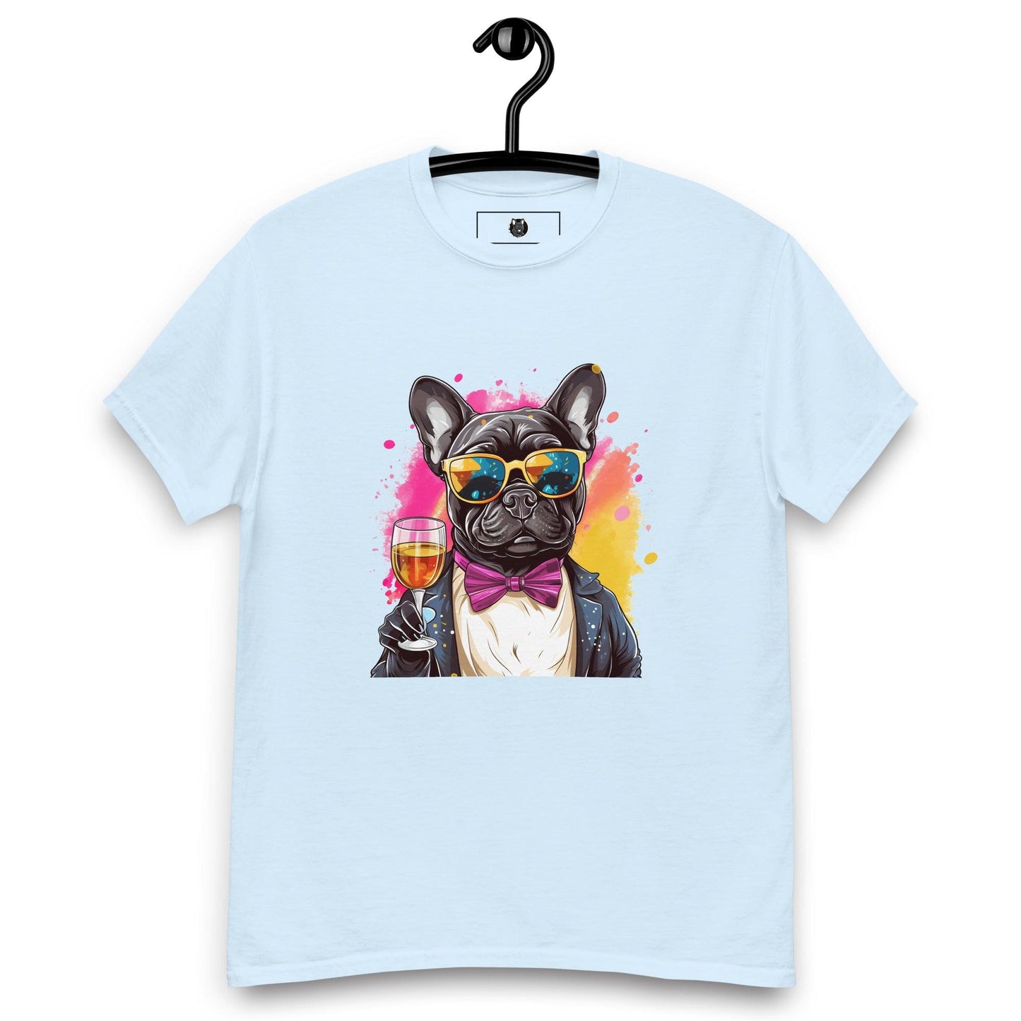 "Champagne Chic Frenchie" Unisex T-Shirt - Frenchie Emporium