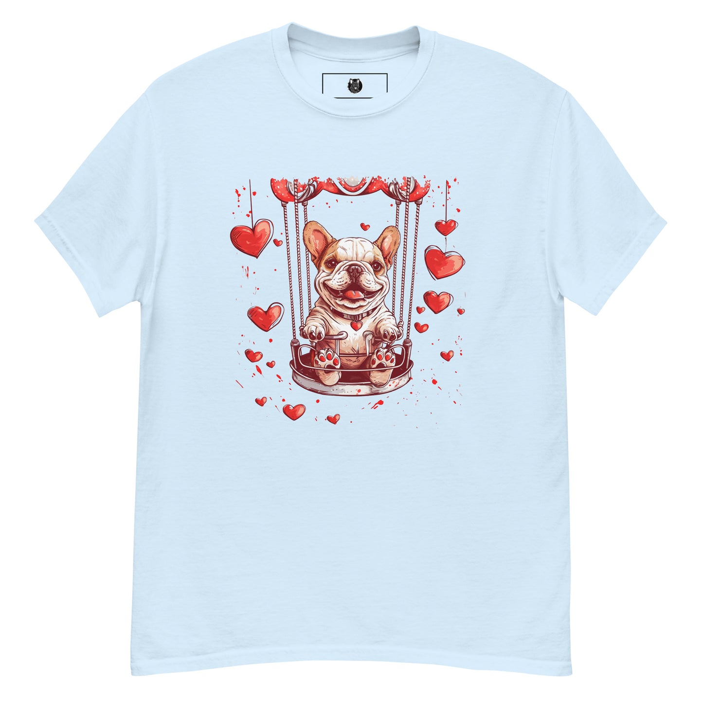 "Swinging Hearts" Unisex T-Shirt - Frenchie Emporium