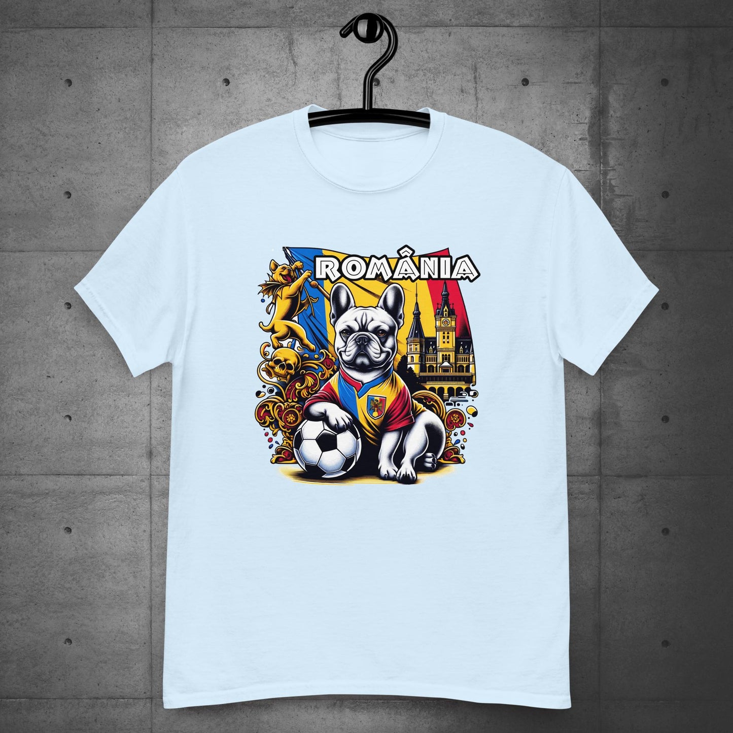 Frenchie Romanian Football Unisex T-Shirt!