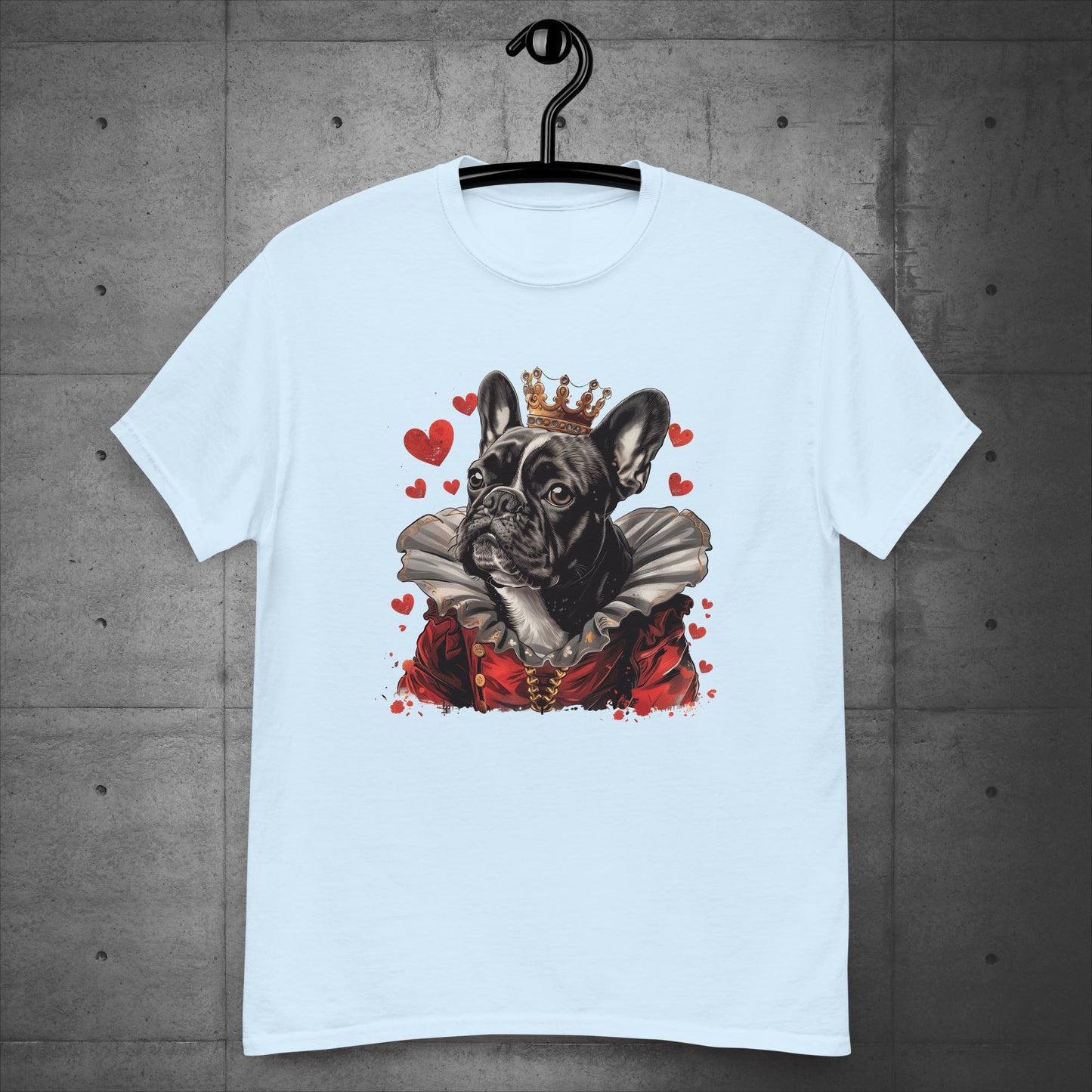 Alice in Wonderland Queen of Hearts Frenchie - Unisex T-Shirt