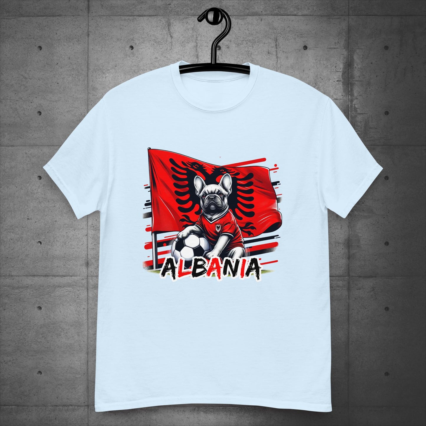 Frenchie Albania Football Fan - Unisex T-Shirt - Frenchie Emporium