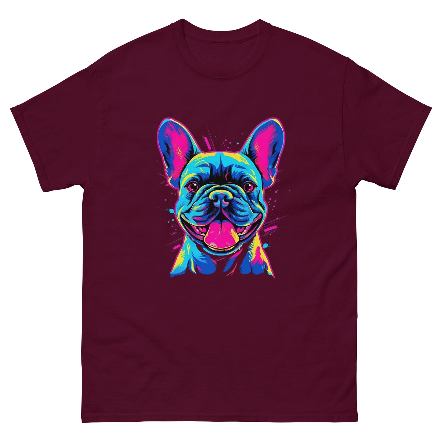 Frenchie Sassy Neon Styled T-shirt - Frenchie Emporium