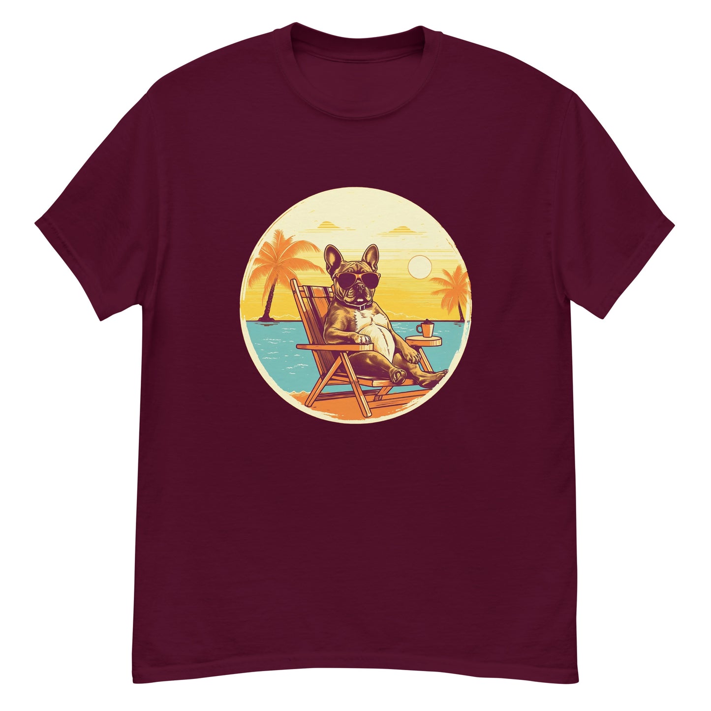 French Bulldog "Enjoy the sun" - Unisex T-shirt - Frenchie Emporium