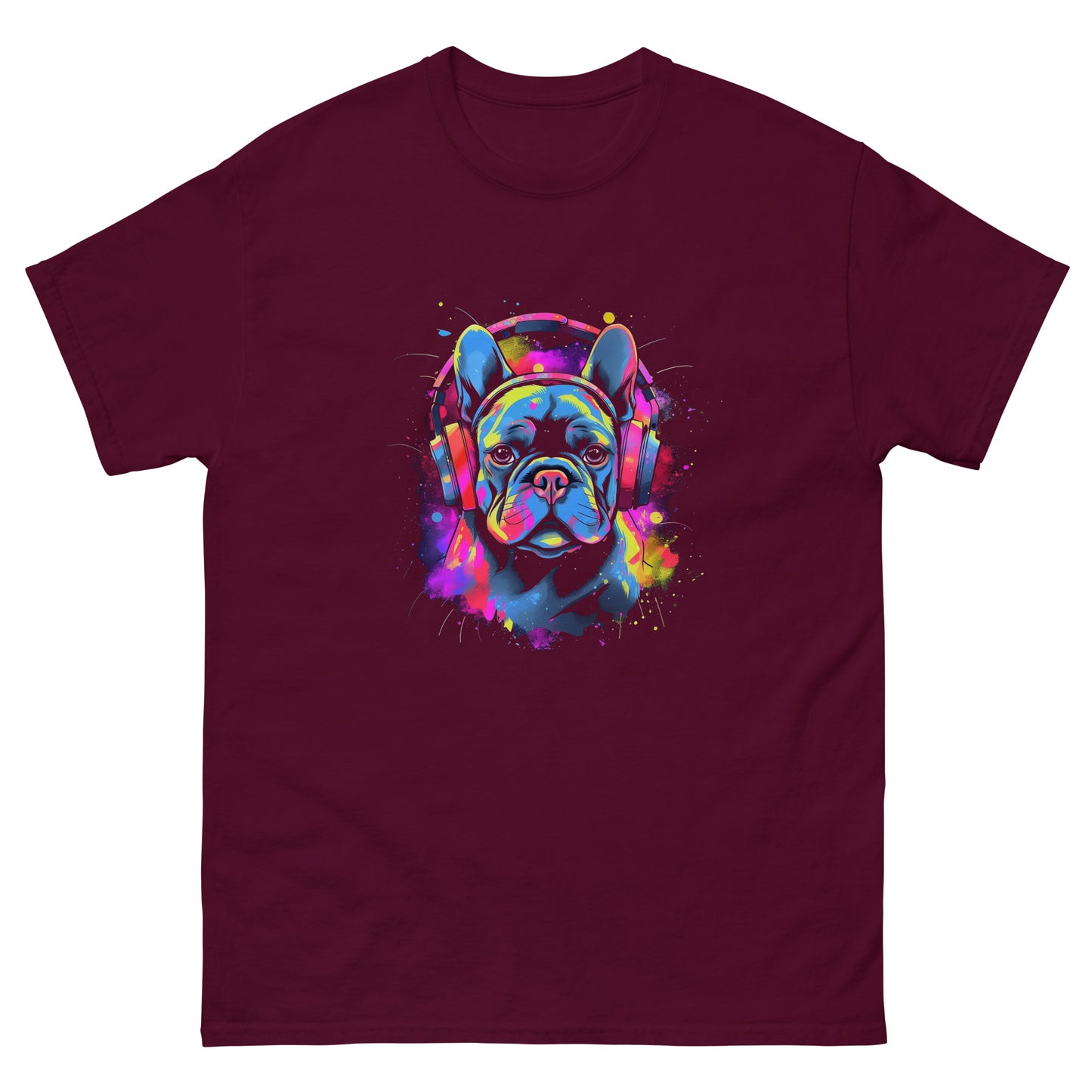 French Bulldog "Enjoy the Sound" - Unisex T-Shirt