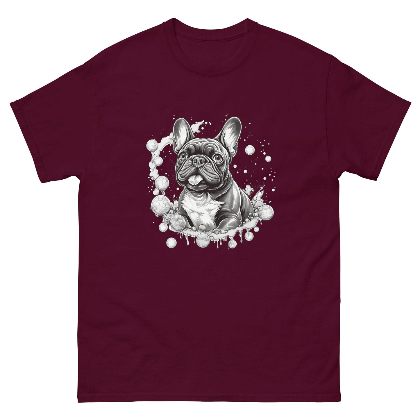 Bubbles French Bulldog - Unisex T-Shirt