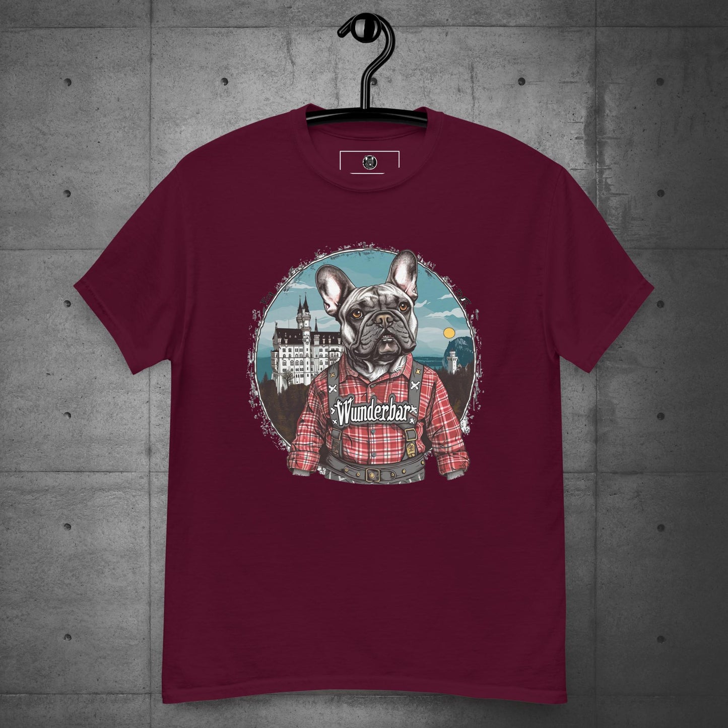 Wunderbar Frenchie in Lederhosen Unisex T-Shirt