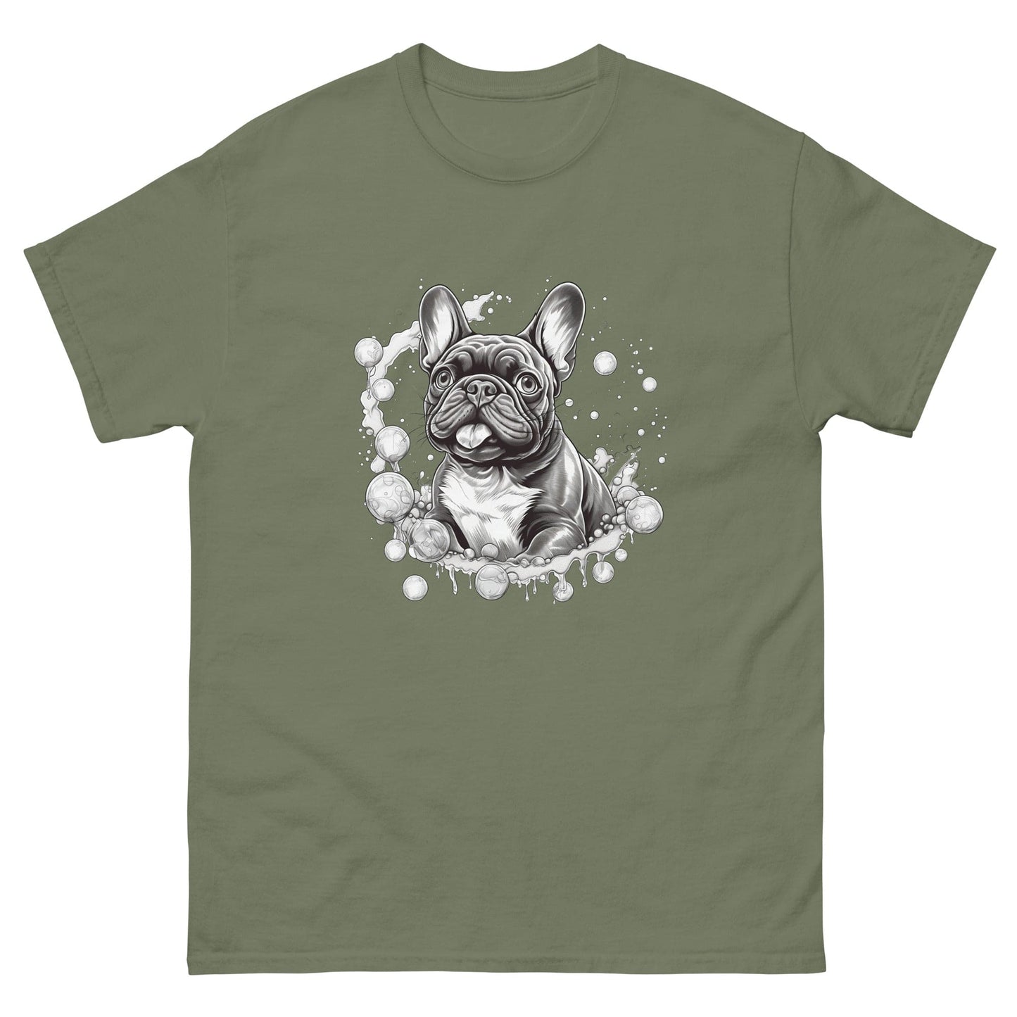 Bubbles French Bulldog - Unisex T-Shirt