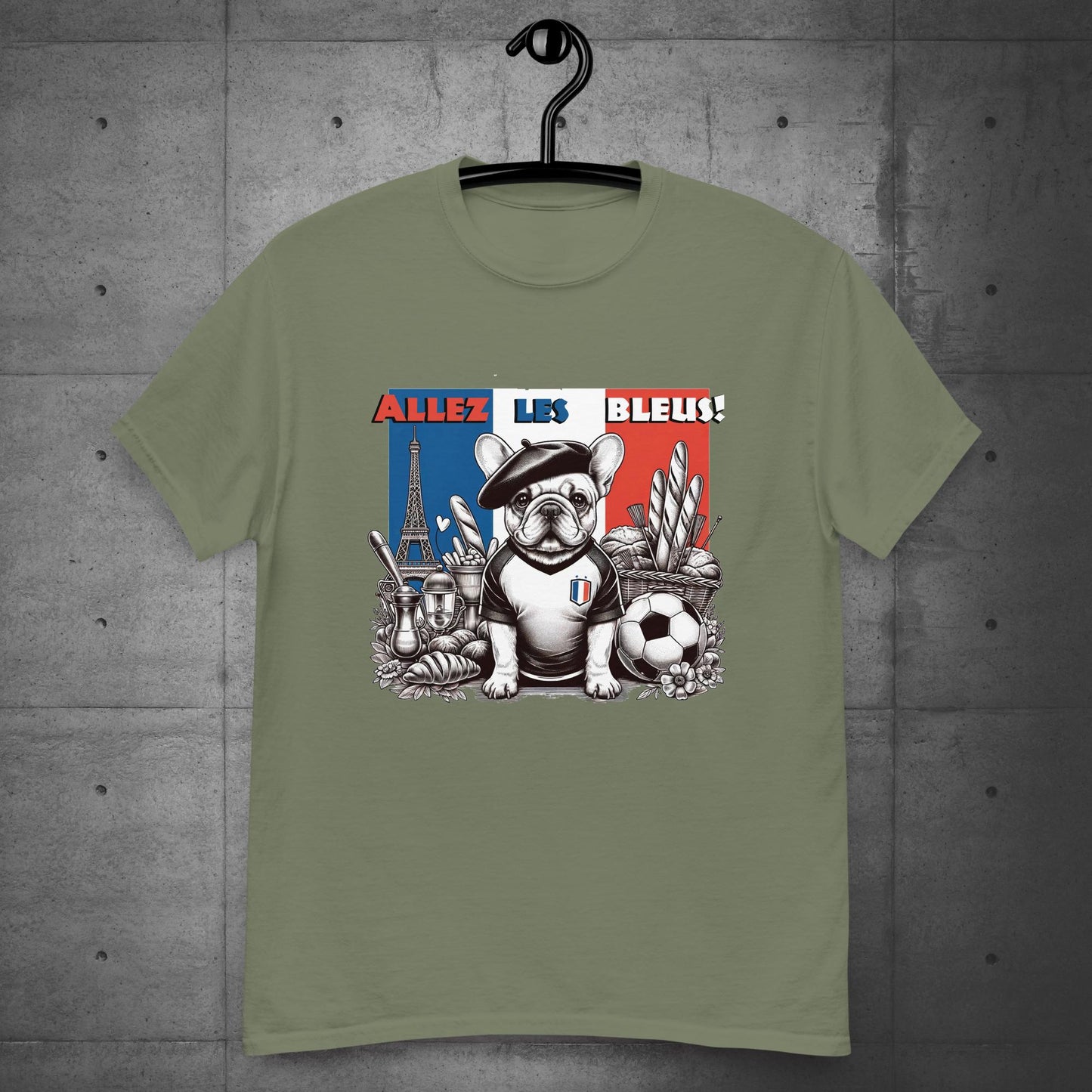 Frenchie Football France - Allez les Bleus! Unisex T-Shirt